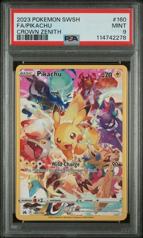 2023 Pokemon Sword And Shield Crown Zenith Gg10 Full Art/mew PSA 9
