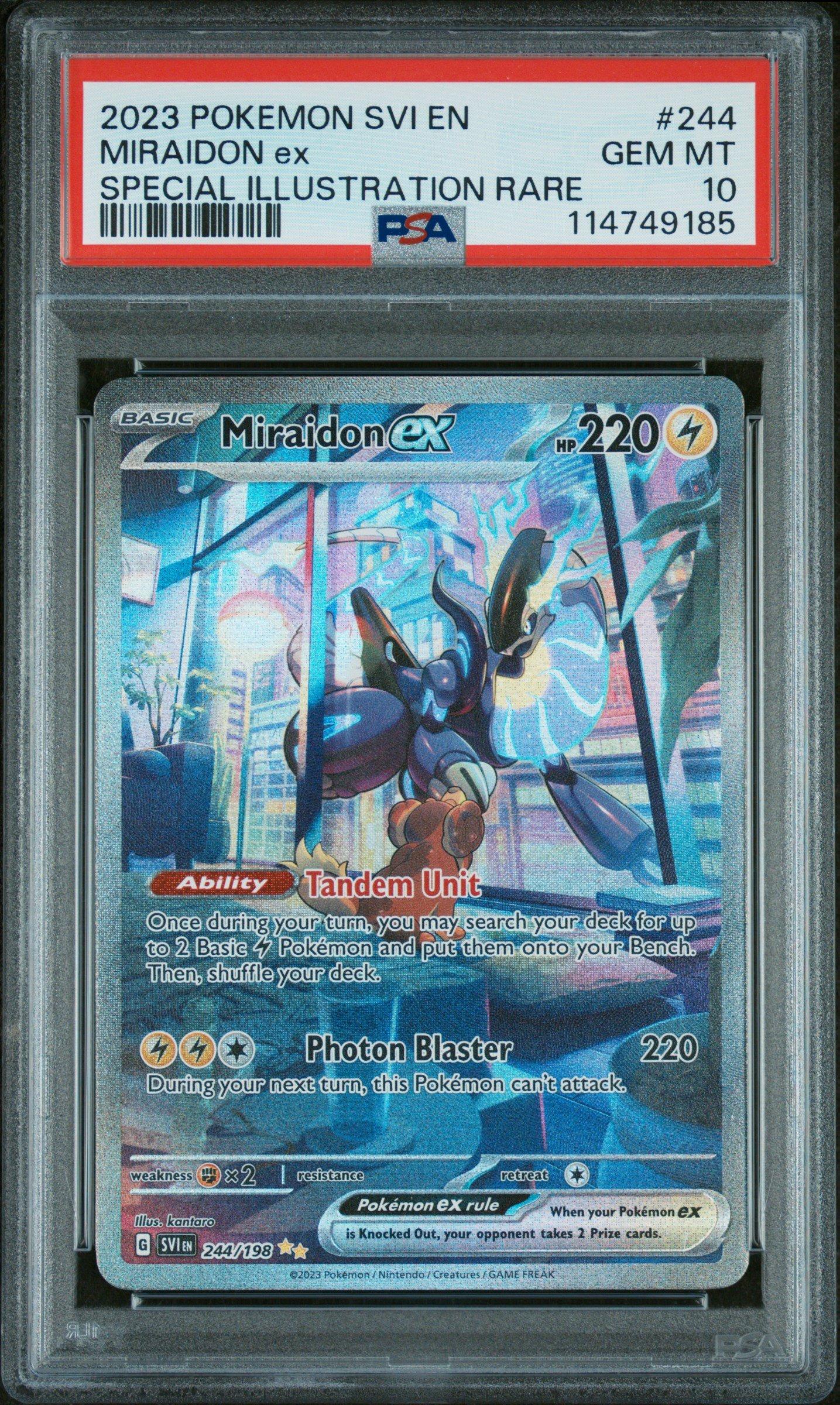 2023 Pokemon Svi En-scarlet & Violet 244 Miraidon Ex Special