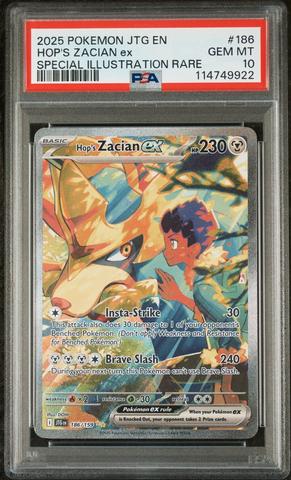 2025 Pokemon Jtg En-journey Together 186 Hop's Zacian Ex