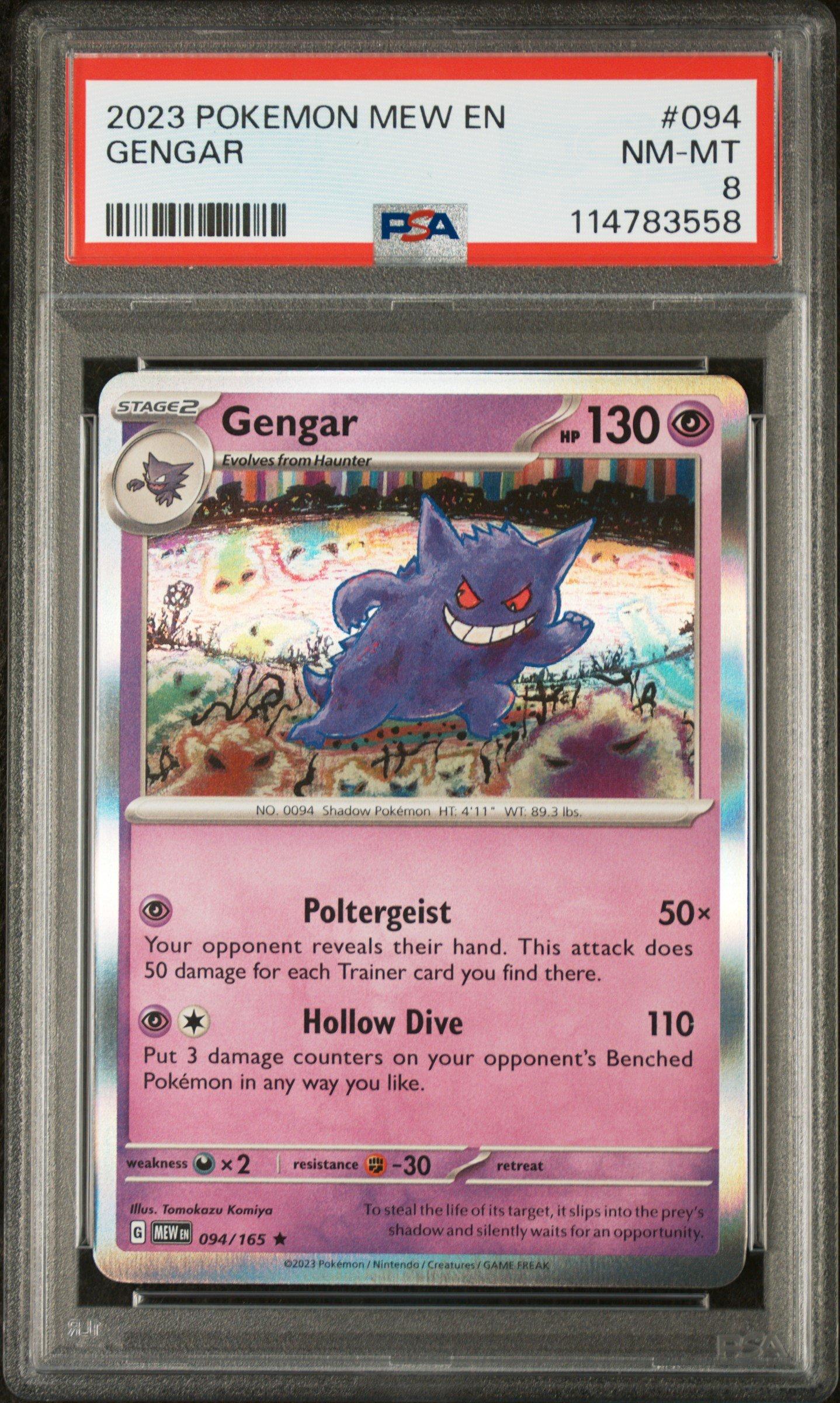 2023 Pokemon Mew En-151 094 Gengar PSA