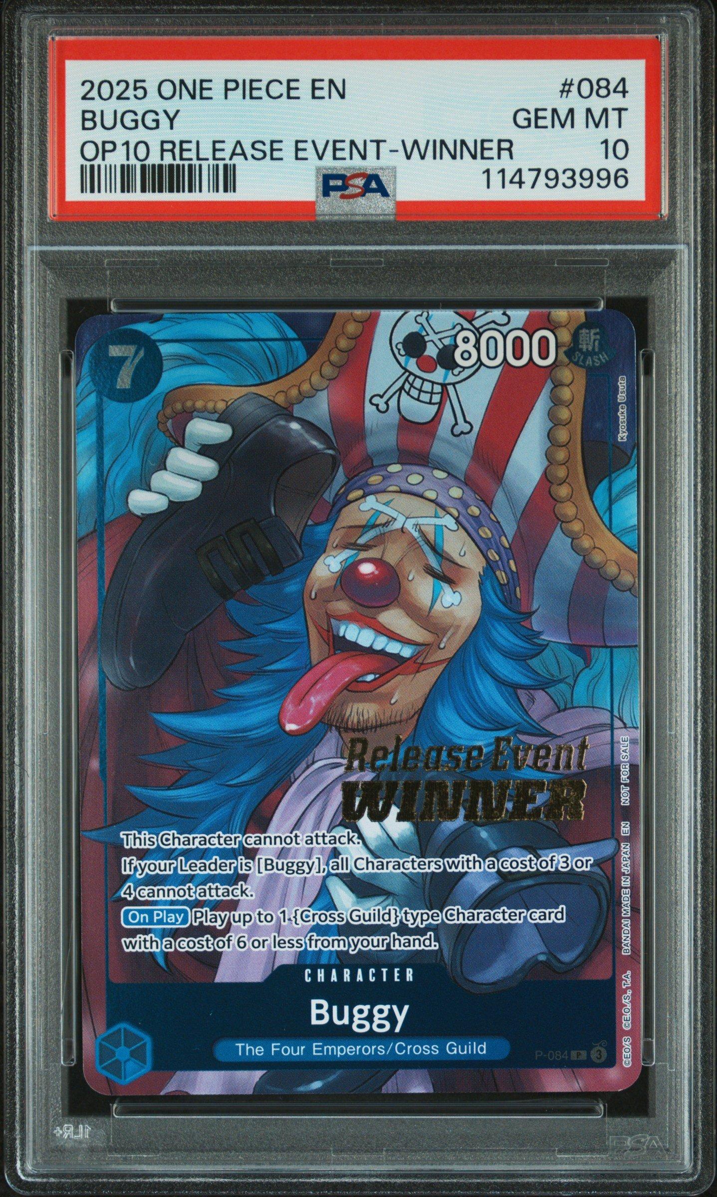 2025 One Piece Promos 084 Buggy Royal Blood Release Event-winner
