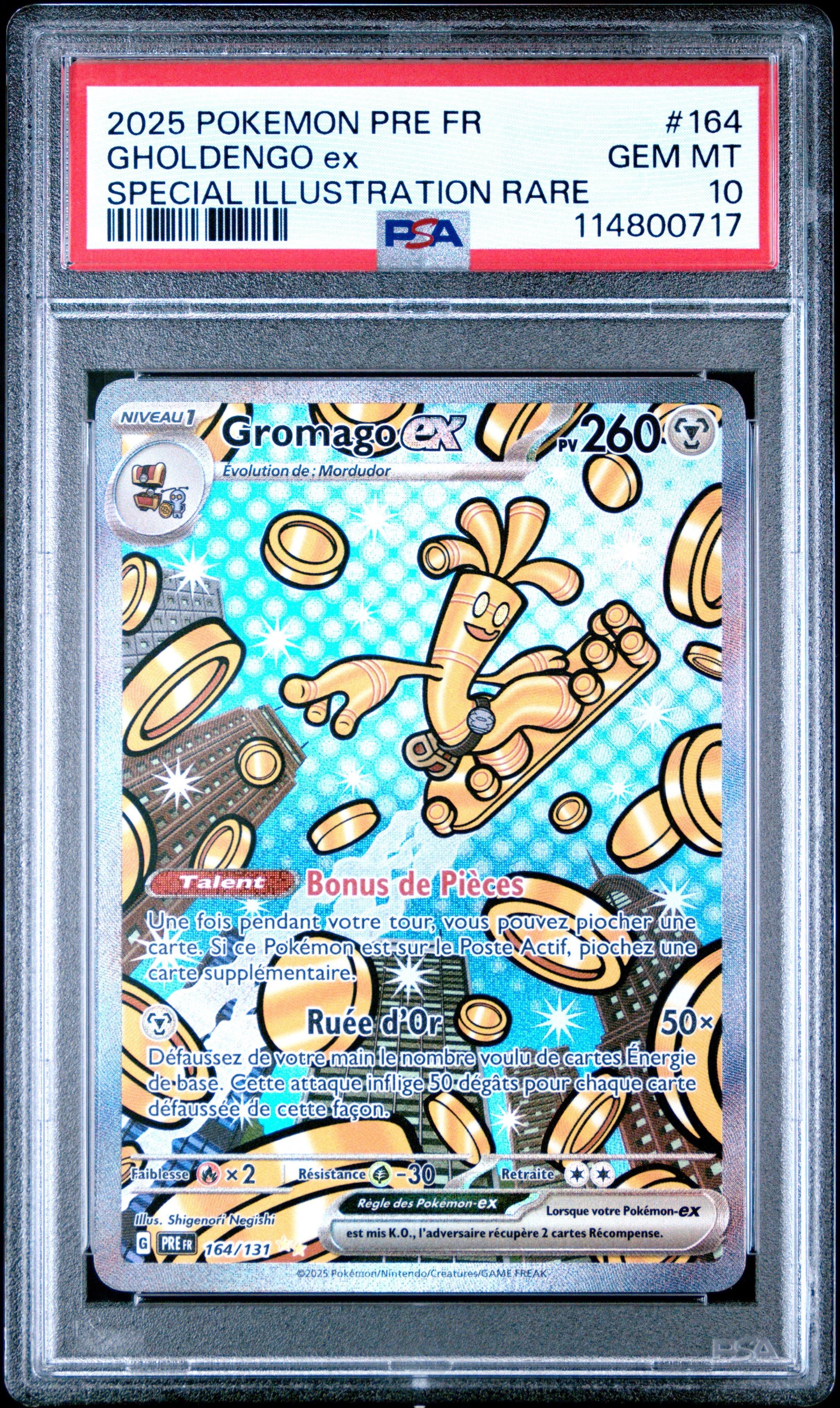 2025 Pokemon French Pre Fr-prismatic Evolutions 164 Gholdengo Ex