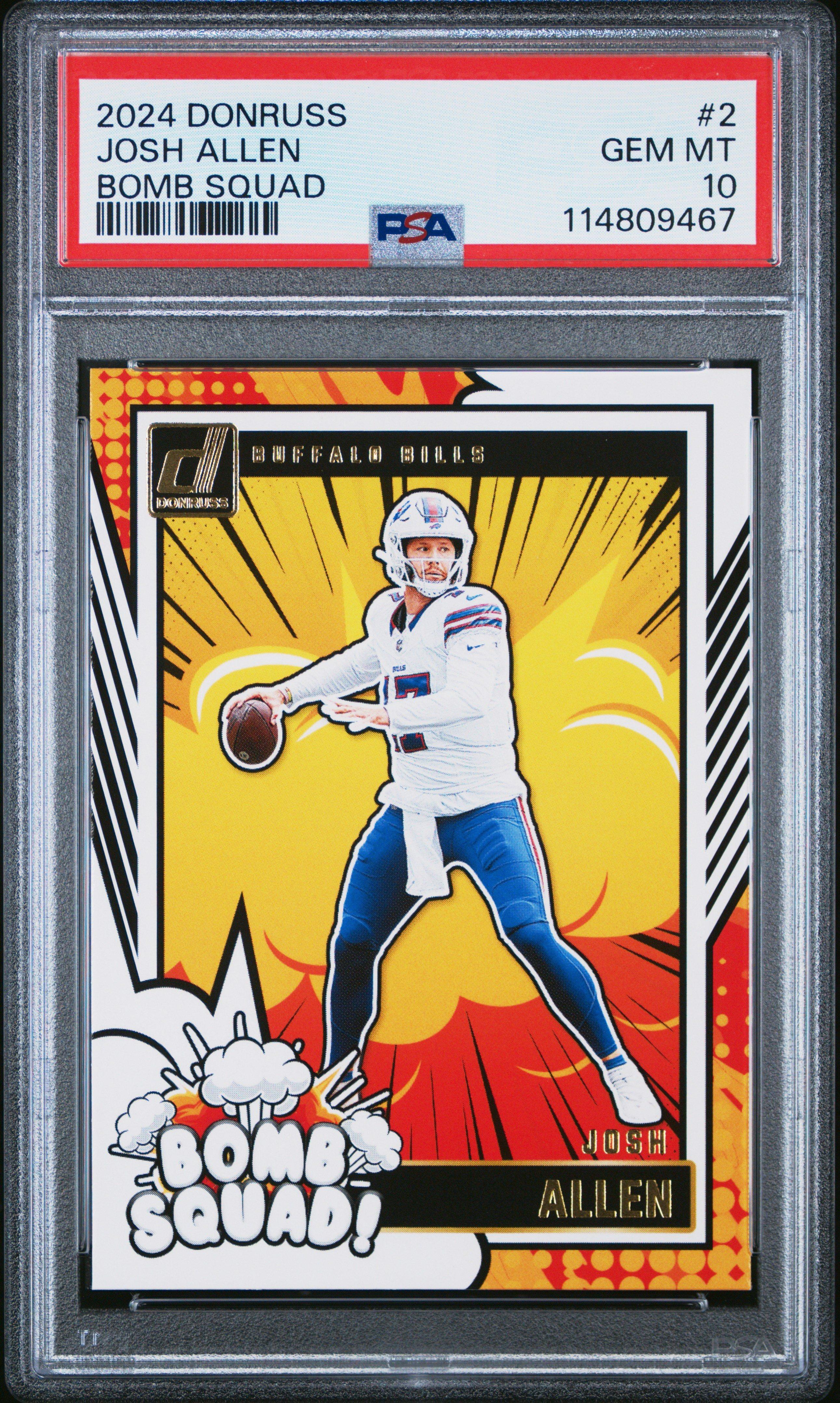 2024 Panini Donruss Bomb Squad 2 Josh Allen PSA 10 Graded Card | GameStop
