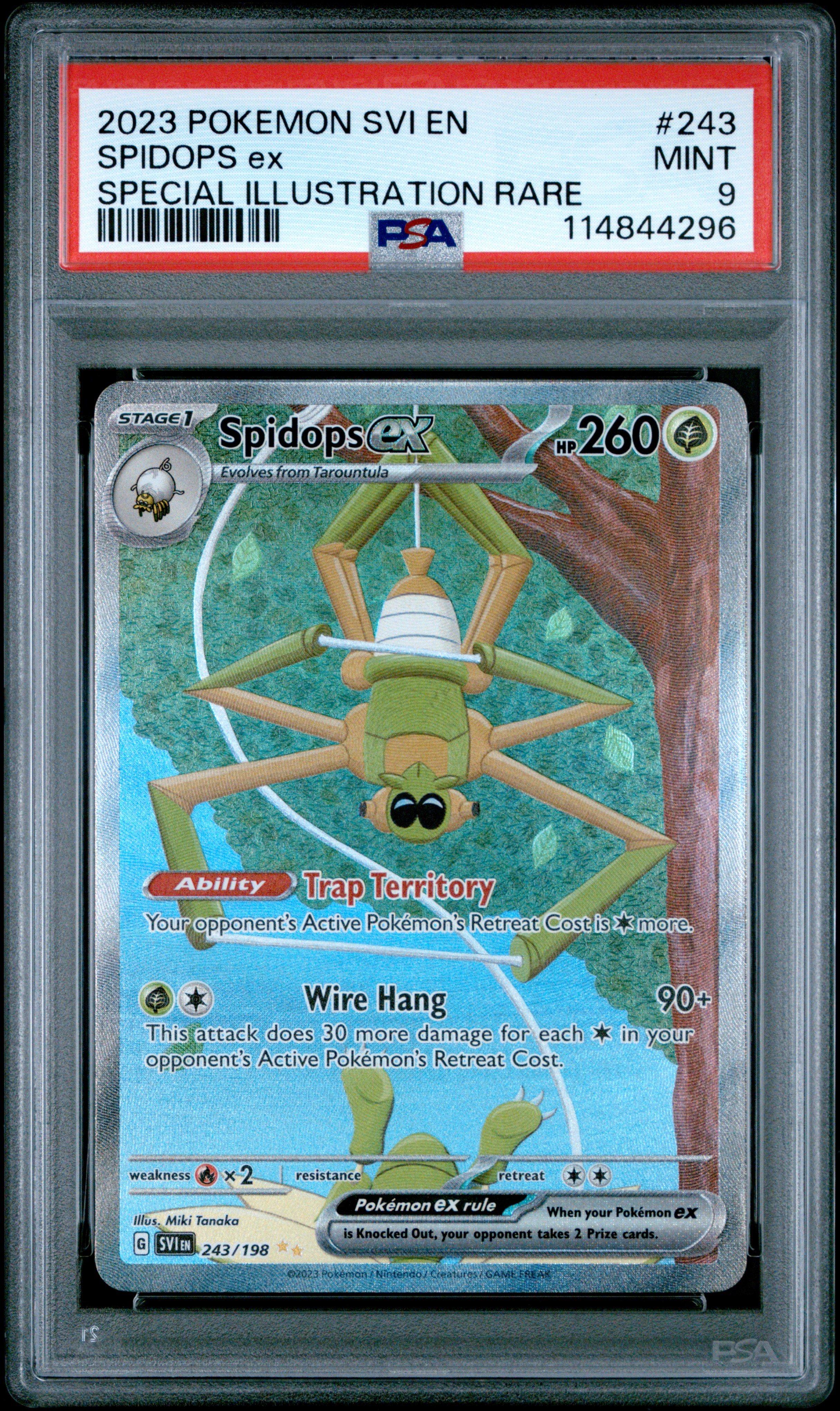 2023 Pokemon Svi En-scarlet & Violet 243 Spidops Ex Special