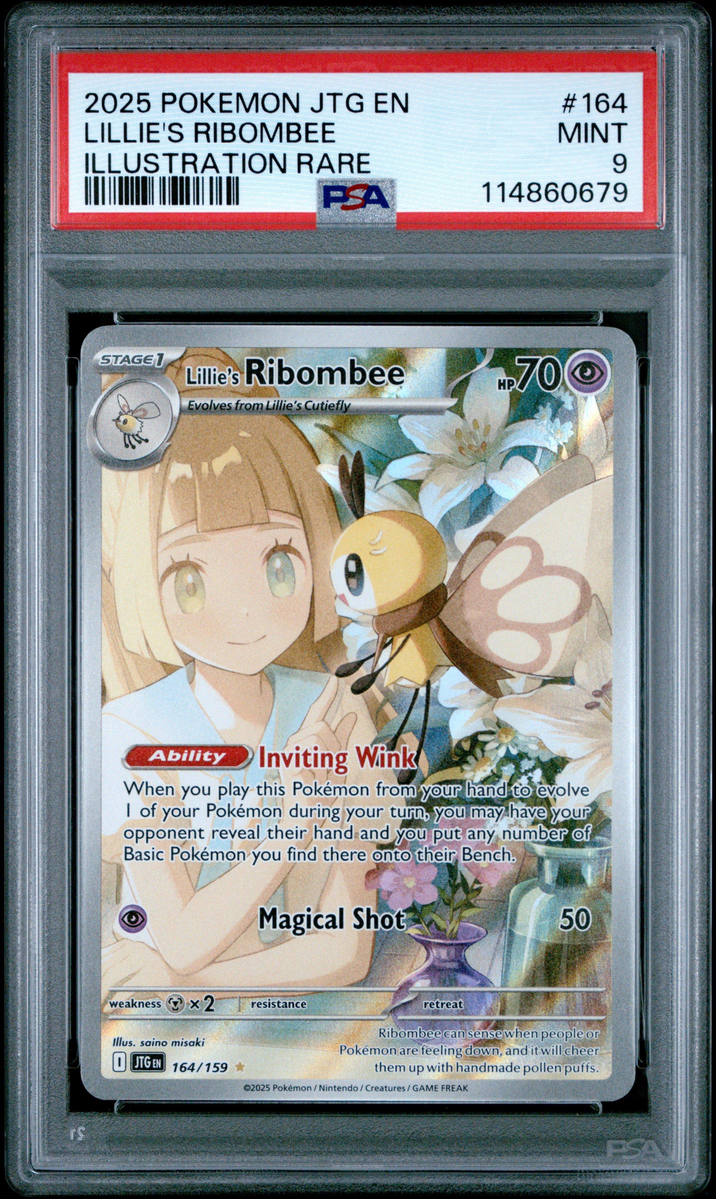 2025 Pokemon Jtg En-journey Together 164 Lillie's Ribombee