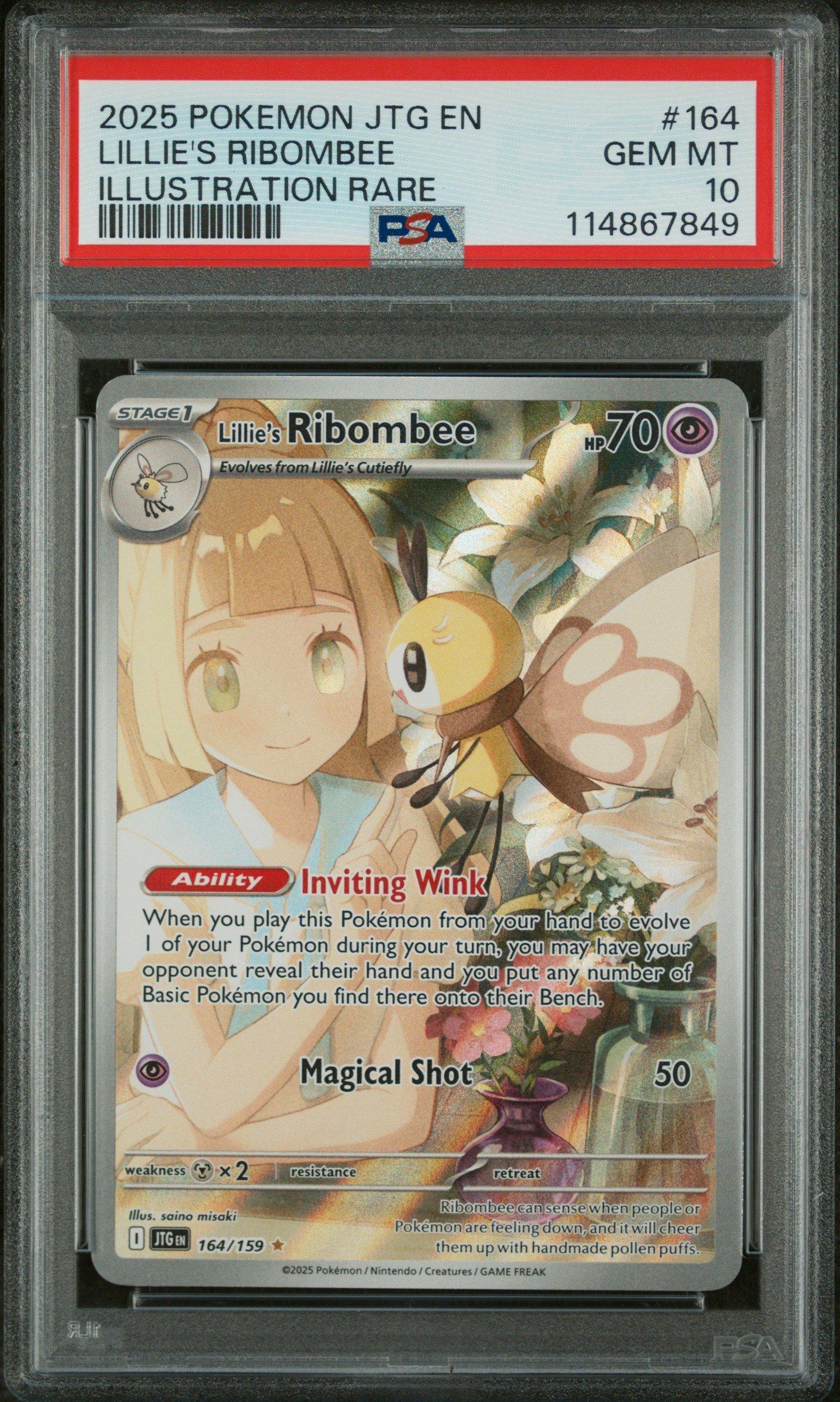 2025 Pokemon Jtg En-journey Together 164 Lillie's Ribombee