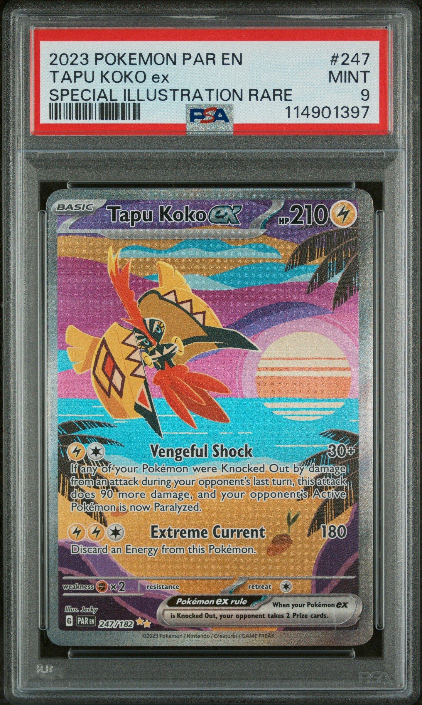 2023 Pokemon Par En-paradox Rift 247 Tapu Koko Ex Special