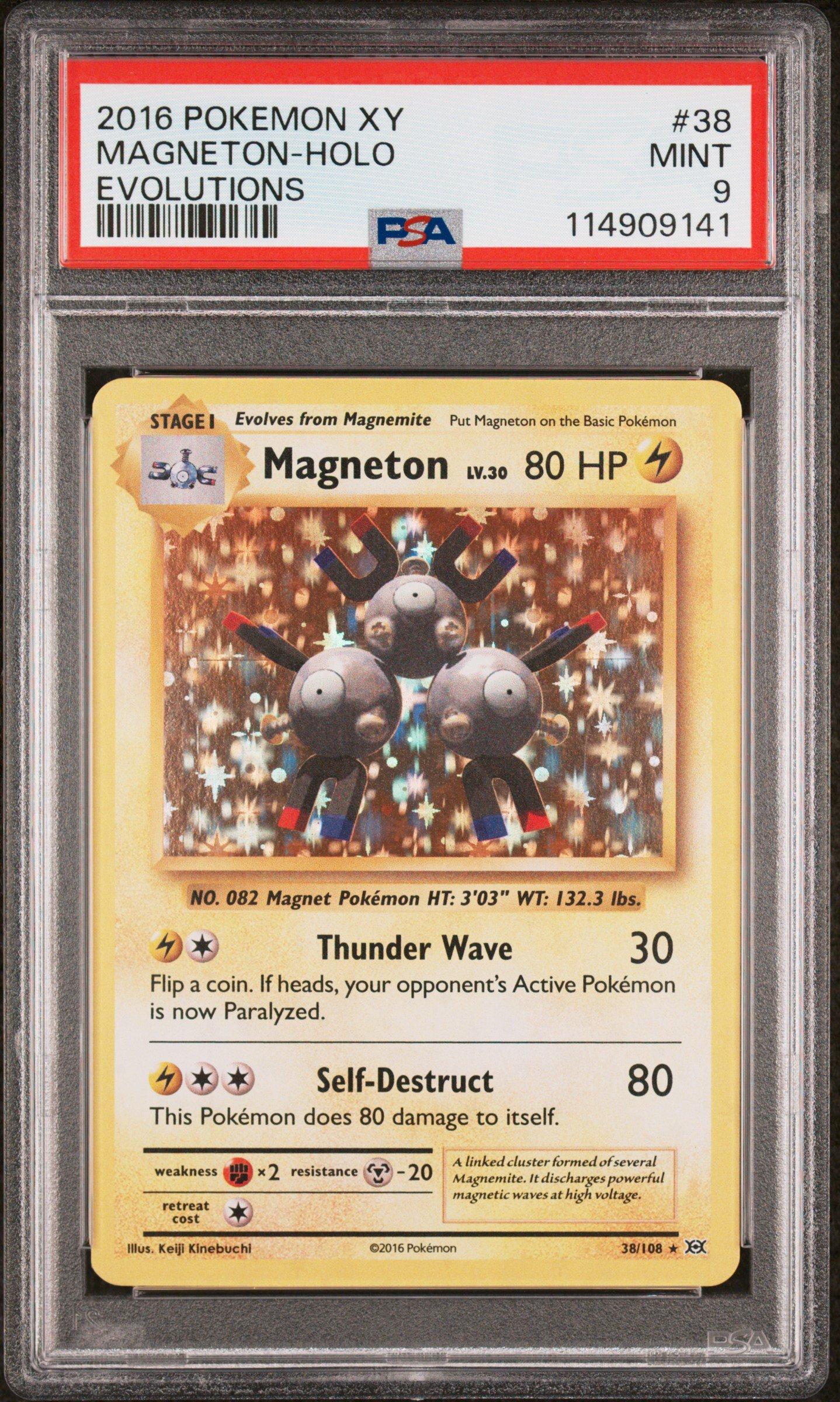 Carte Pokémon 38-108 Magnéton Niv.30 80 PV - HOLO REVERSE XY