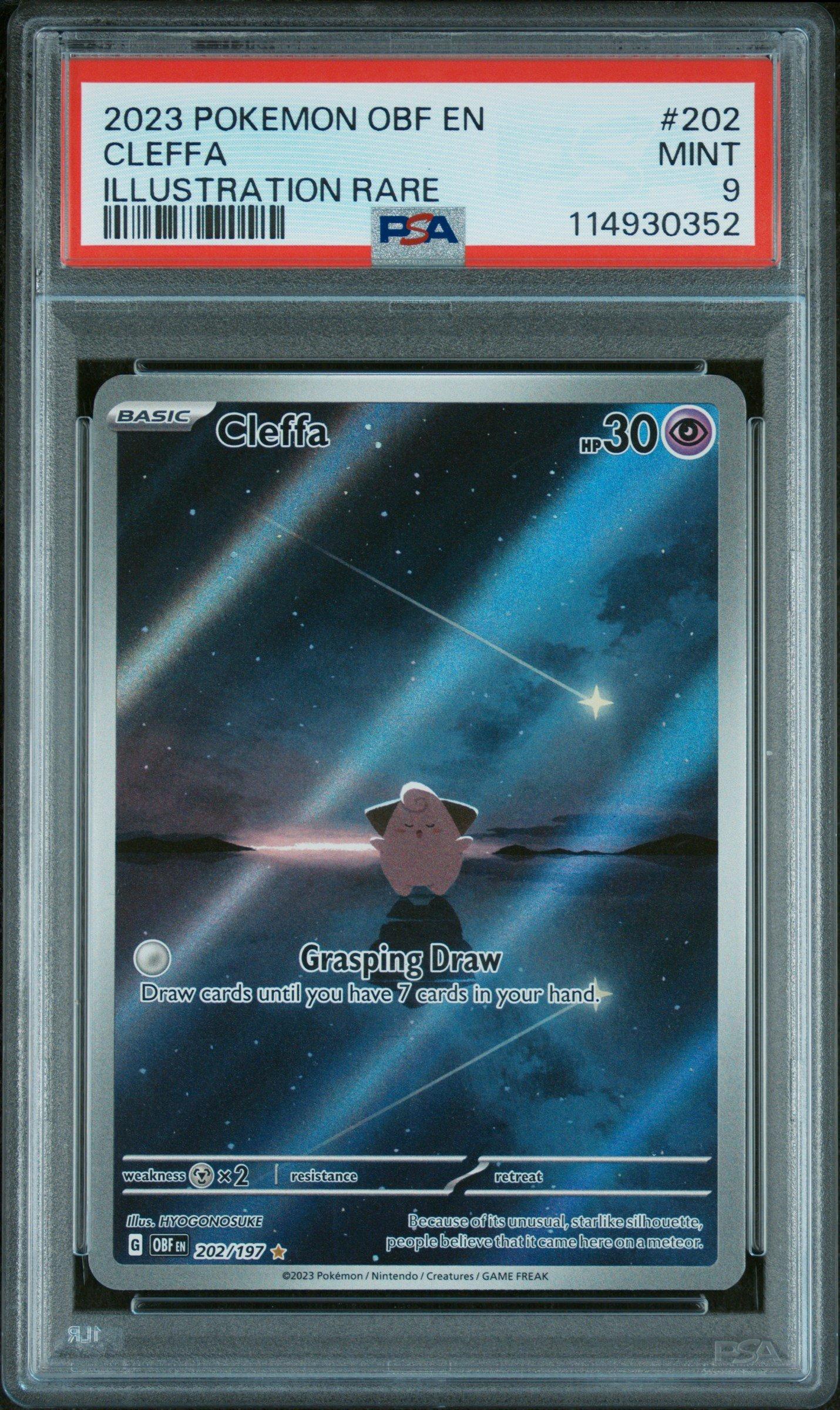 2023 Pokemon Obf En-obsidian Flames 202 Cleffa Illustration Rare
