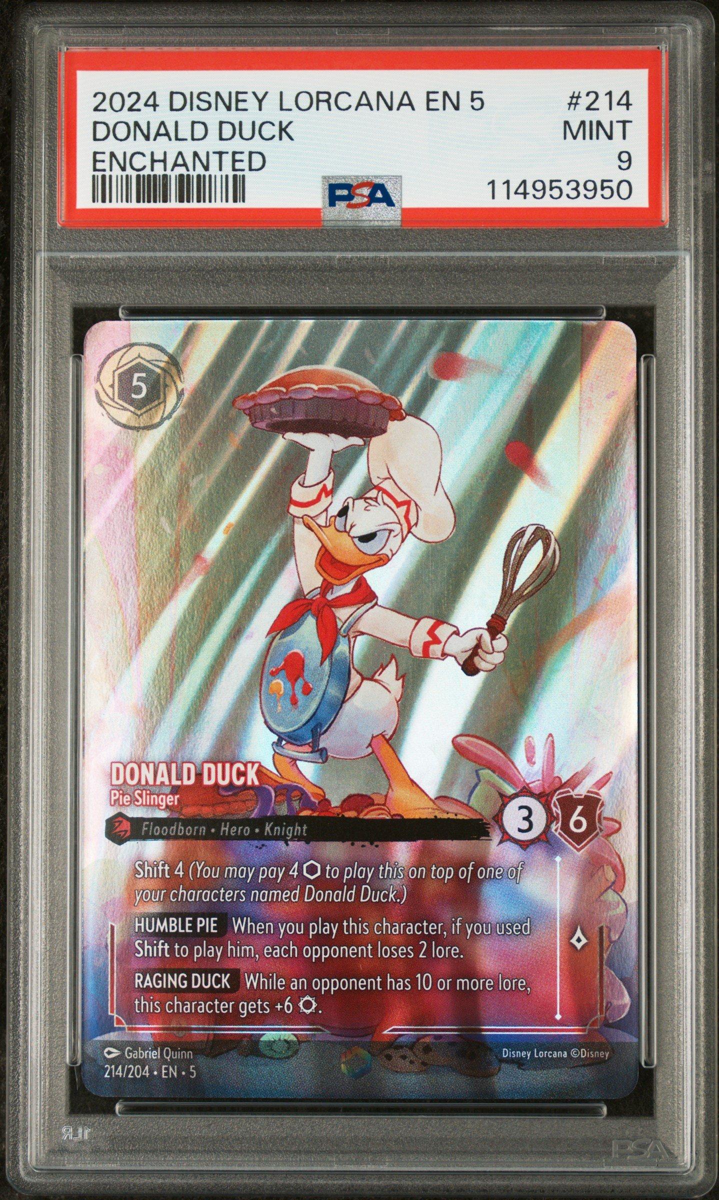 2024 Disney Lorcana En 5-shimmering Skies 214 Donald Duck