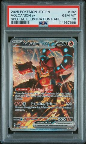 2025 Pokemon Jtg En-journey Together 182 Volcanion Ex