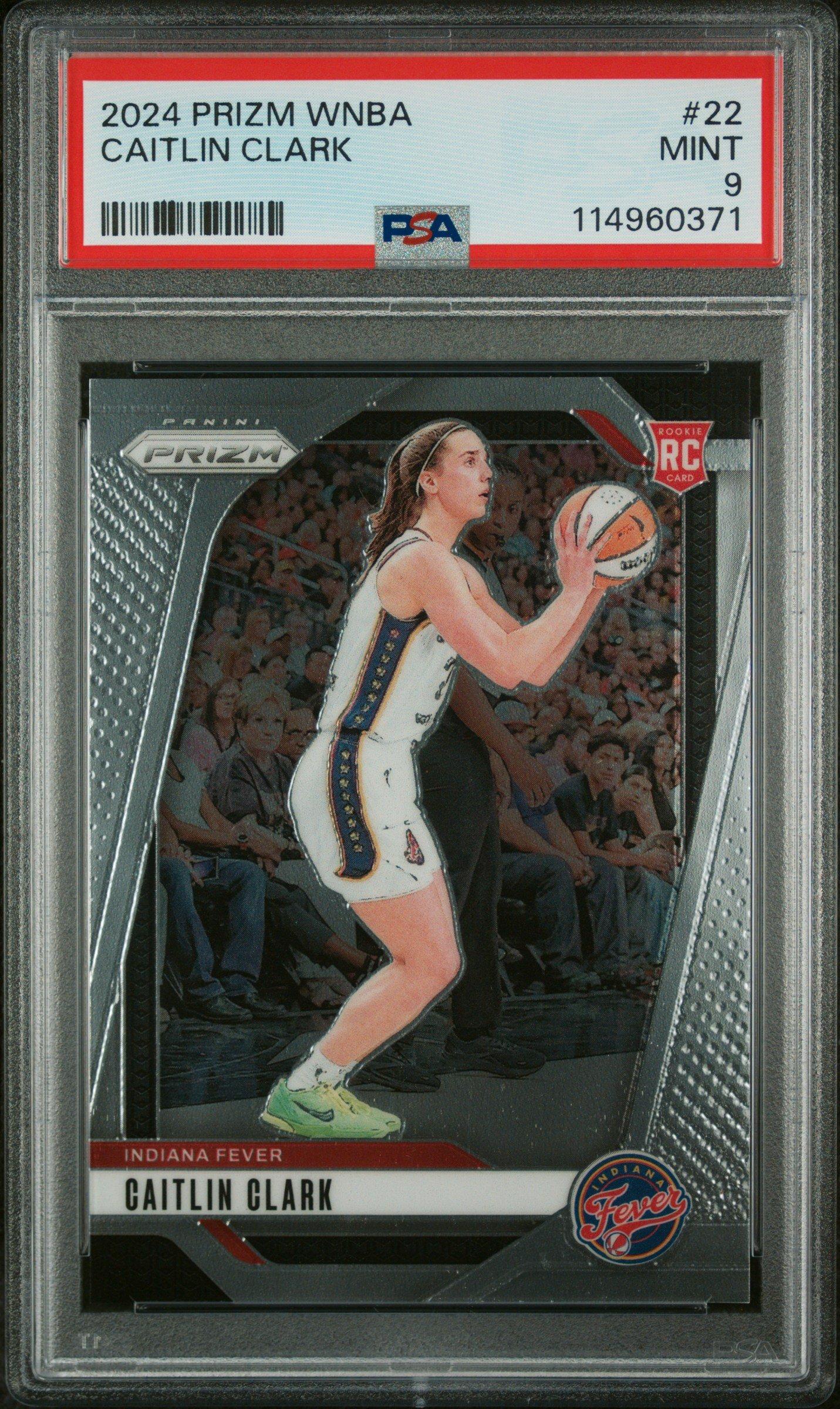 2024 Panini Prizm Wnba 22 Caitlin Clark PSA 9