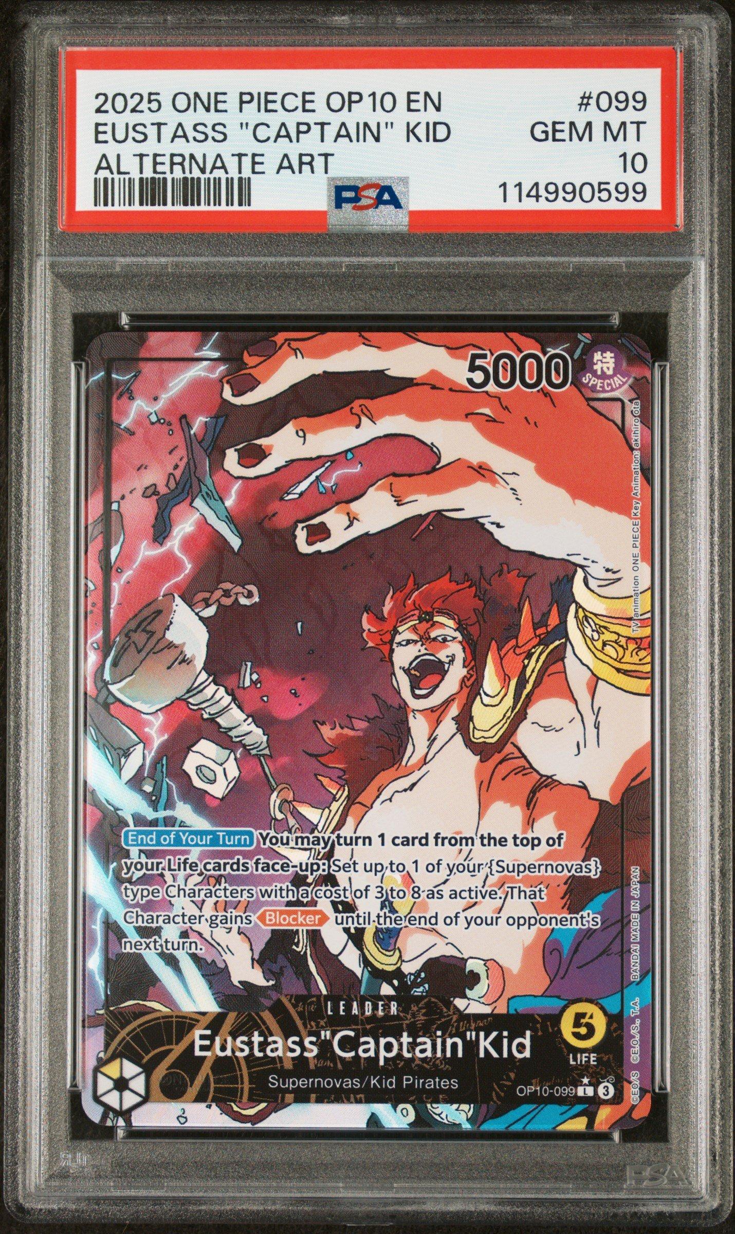 2025 One Piece Op10-royal Blood 099 Eustass 