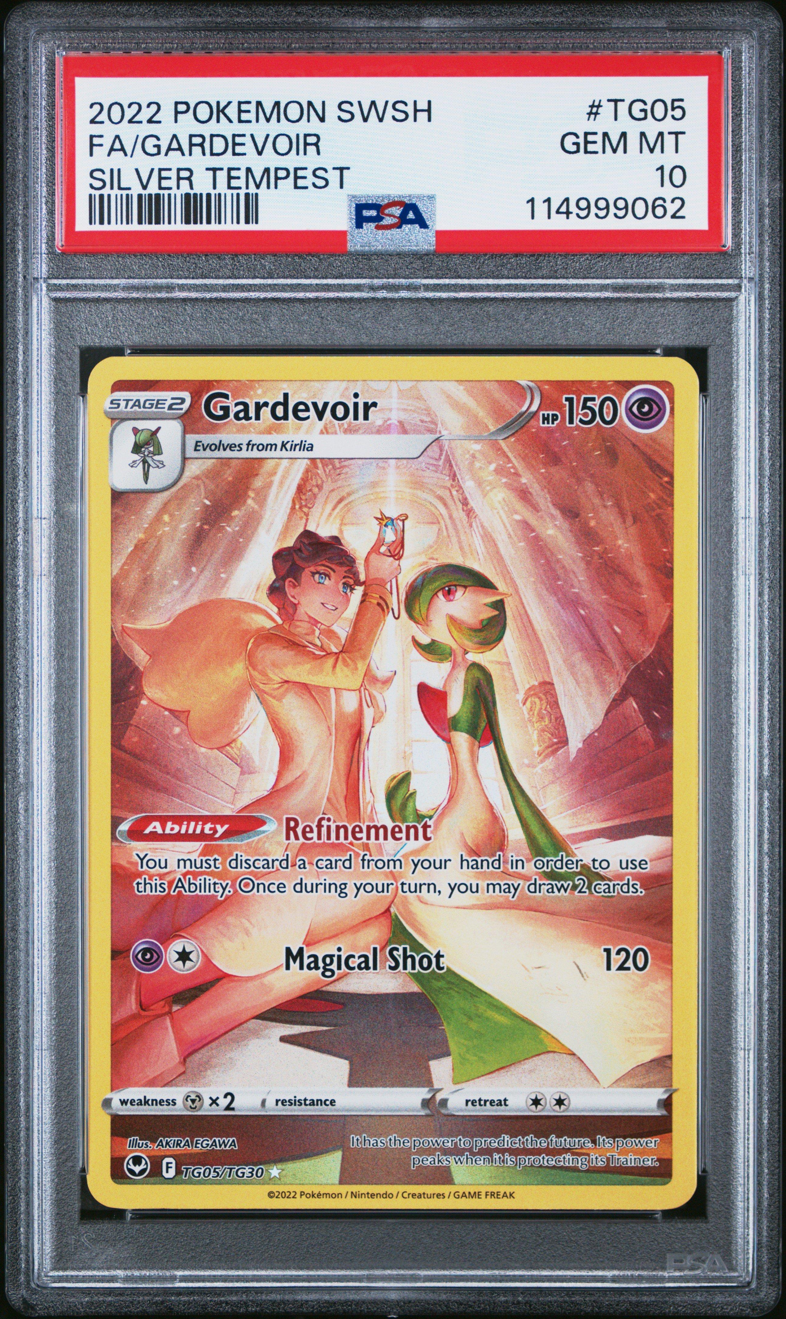 2022 Pokemon Sword & Shield Silver Tempest Tg05 Full Art/gardevoir