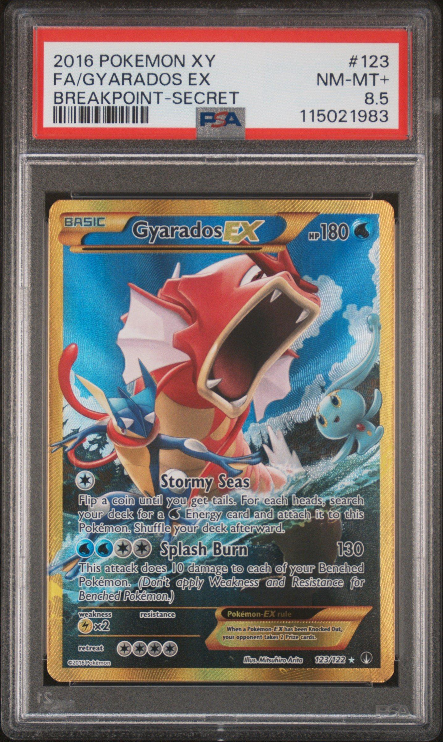 gyarados pokemon card ex M Gyarados EX - Water - 115/122 (Holofoil) (Full Art) - XY