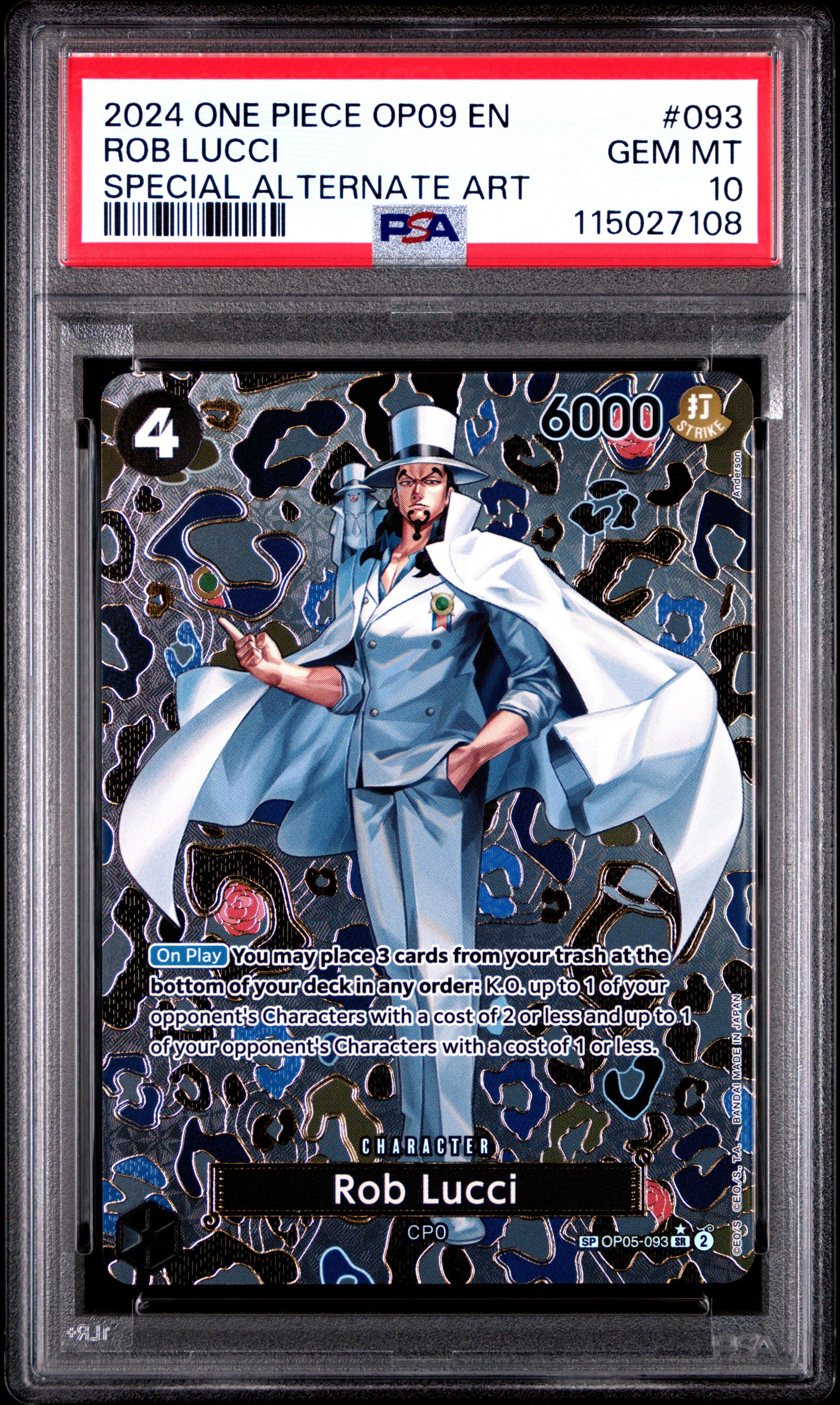 2024 One Piece Op09-emperors In The New World 093 Rob Lucci