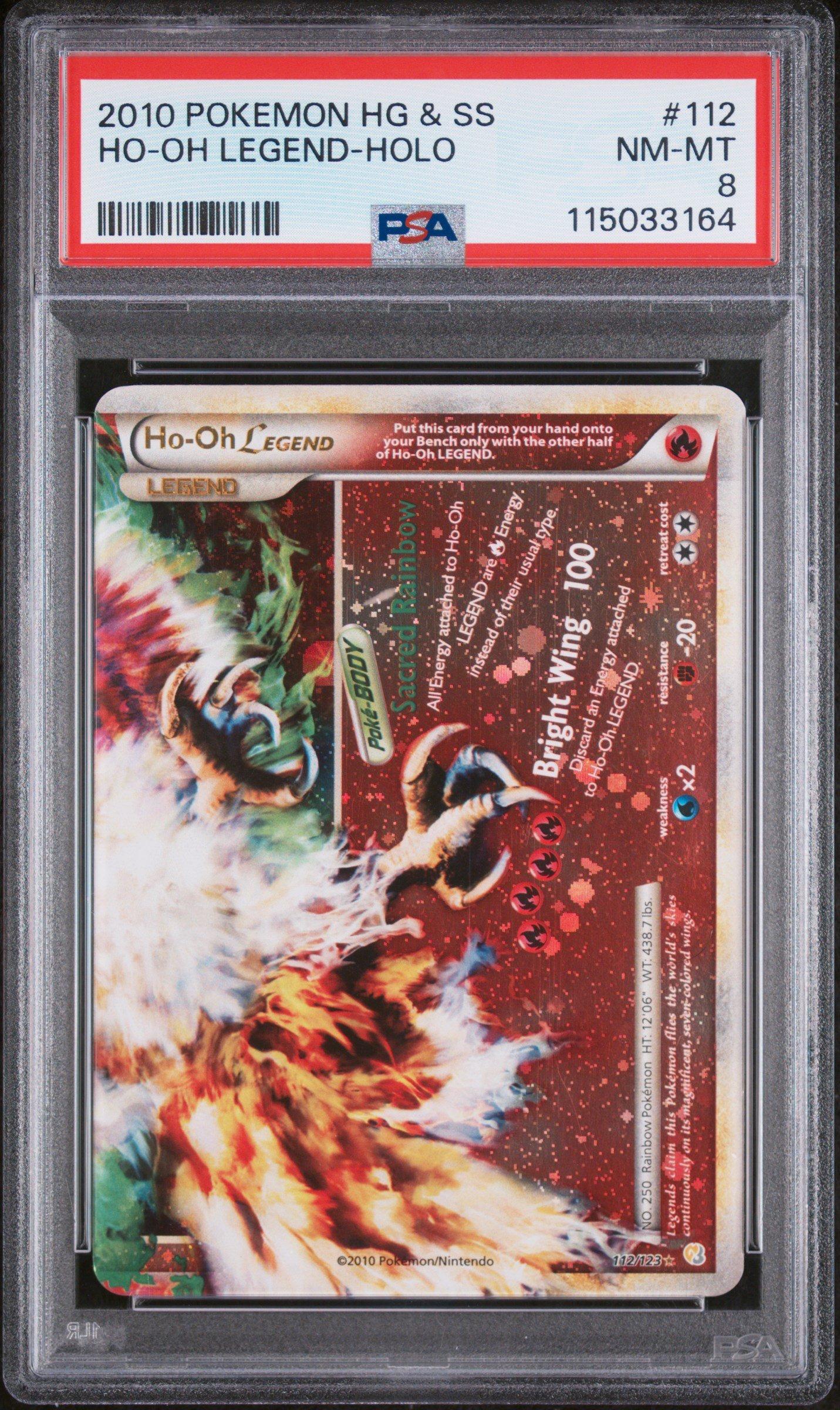 2010 Pokemon Heartgold & Soulsilver Ho-oh Legend-holo PSA