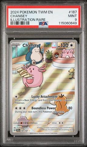 2024 Pokemon Twm En-twilight Masquerade 187 Chansey Illustration