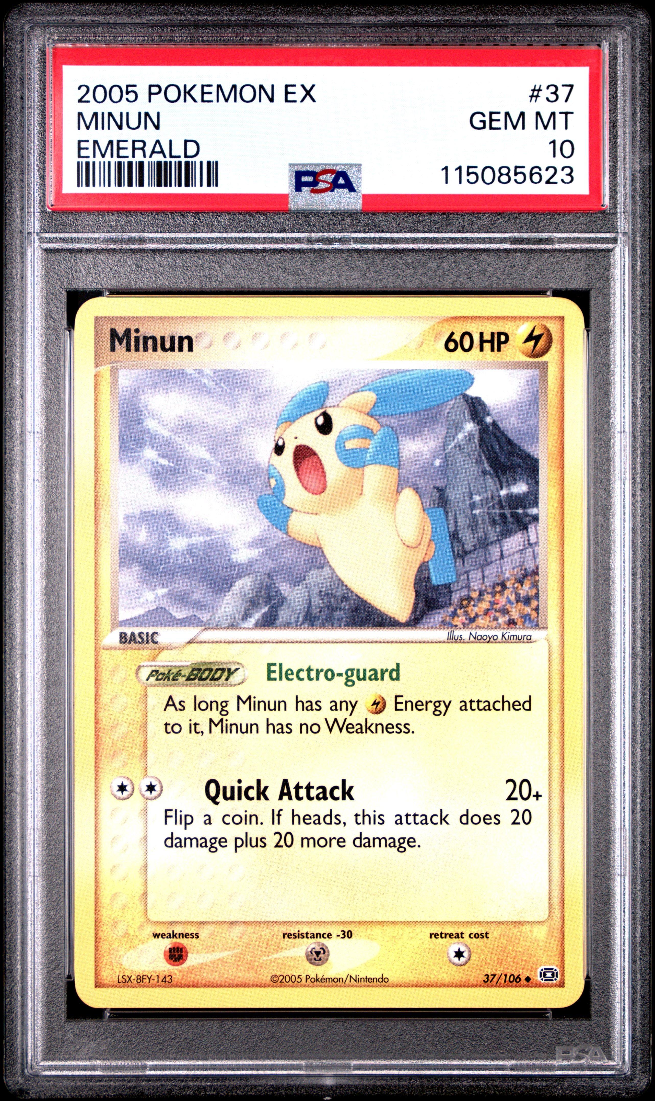pokemon minun card Minun Cards | Dex