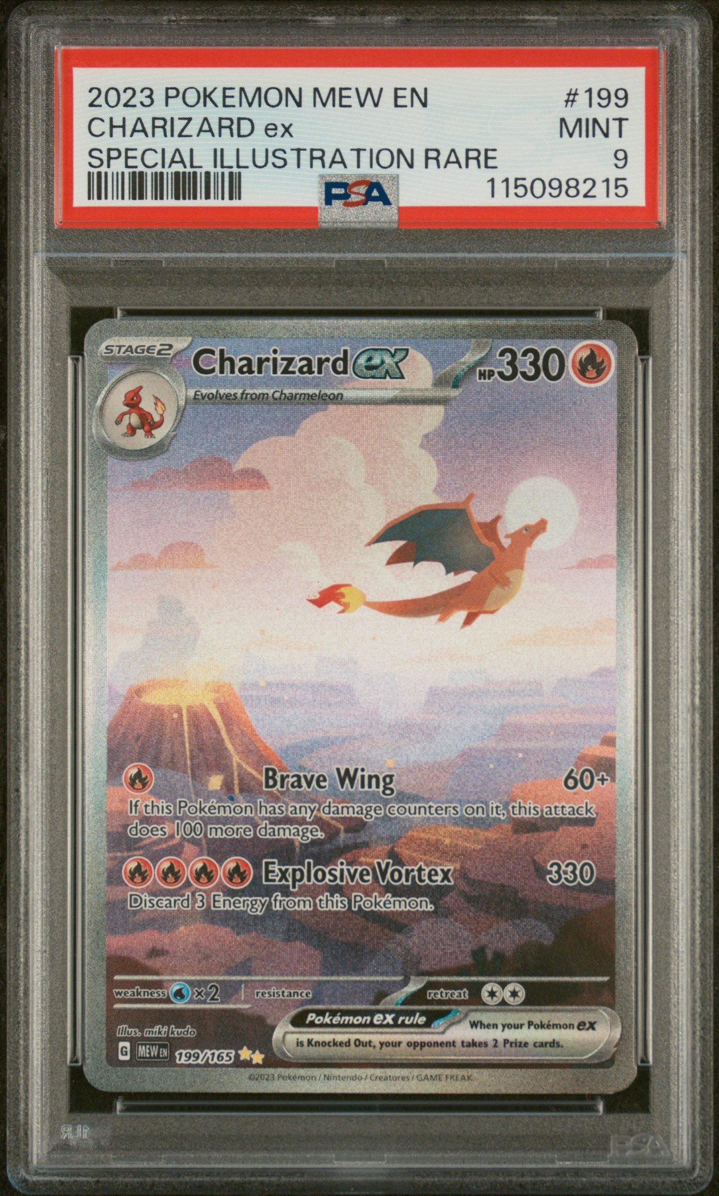 2023 Pokemon Mew En-151 199 Charizard Ex Special Illustration Rare