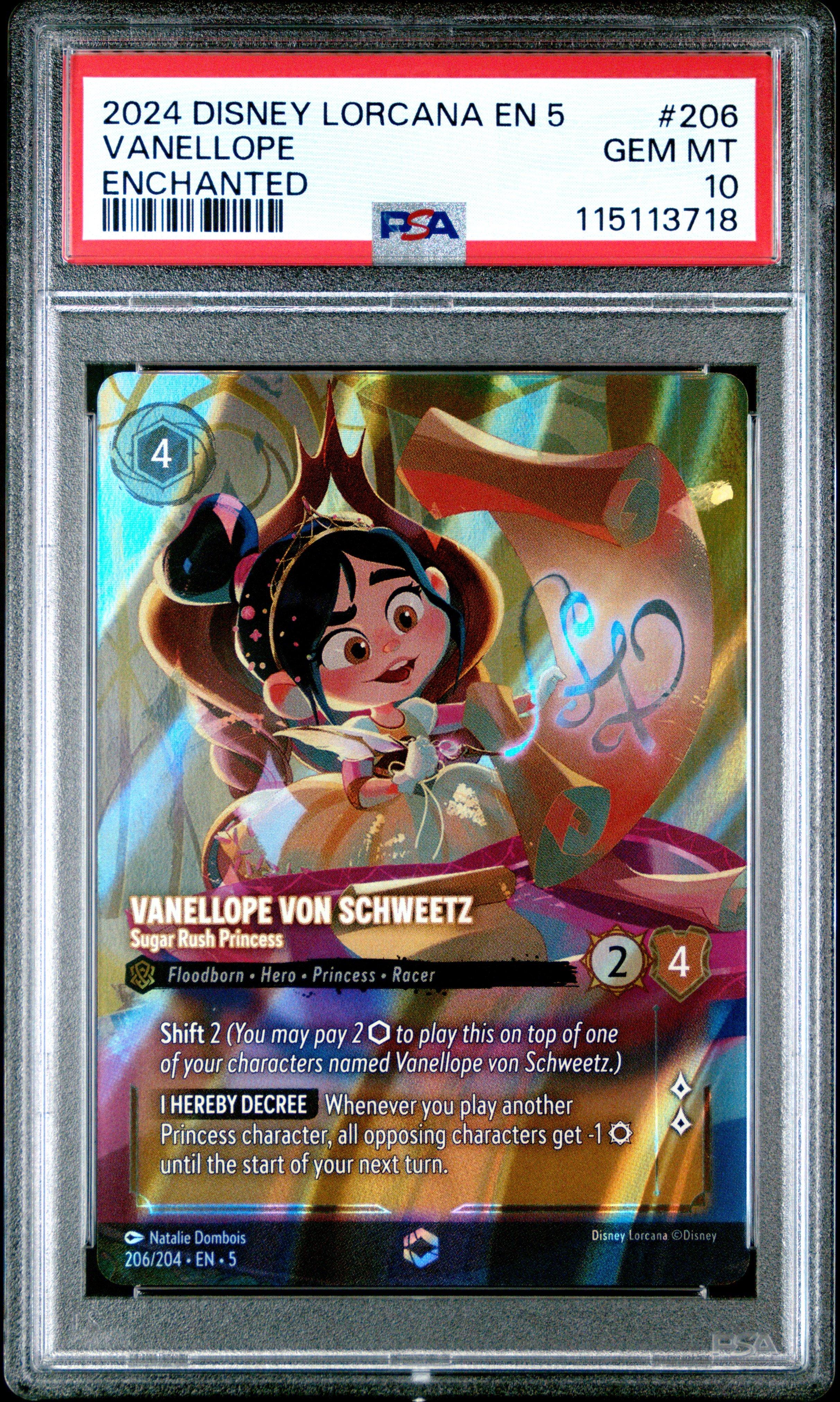 2024 Disney Lorcana En 5-shimmering Skies 206 Vanellope Von