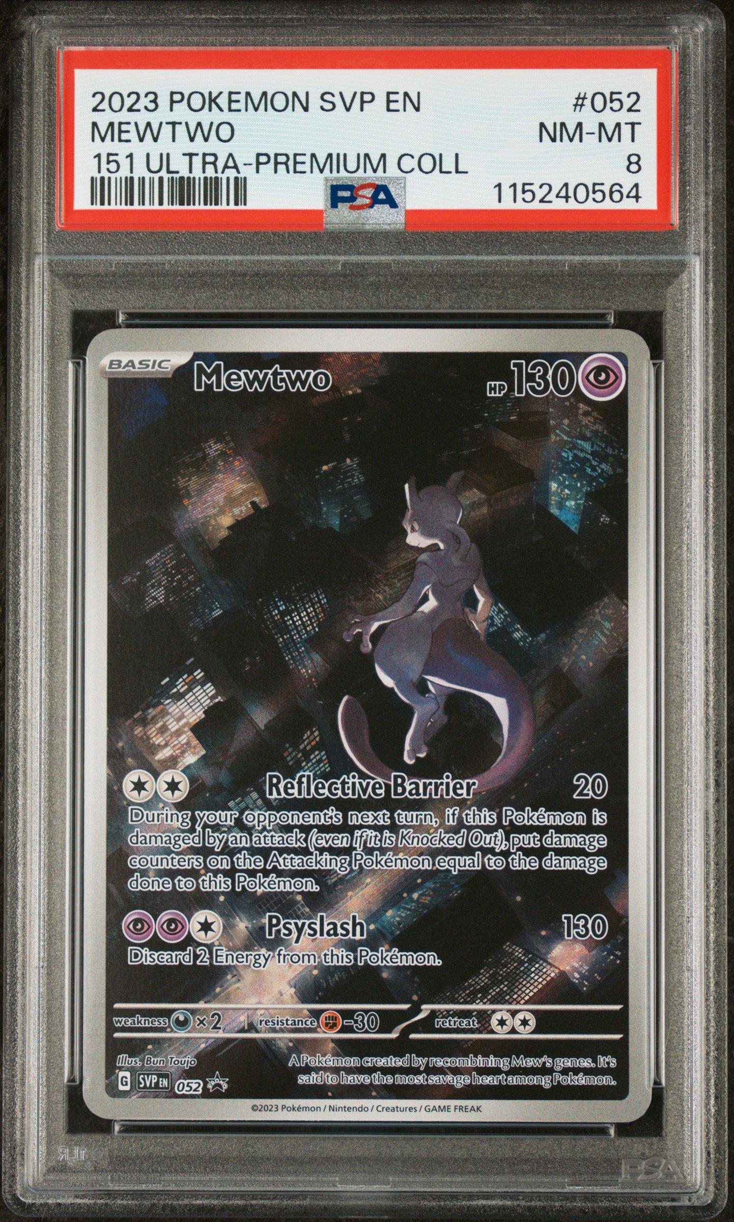 2023 Pokemon Svp En-sv Black Star Promo 052 Mewtwo 151 Ultra