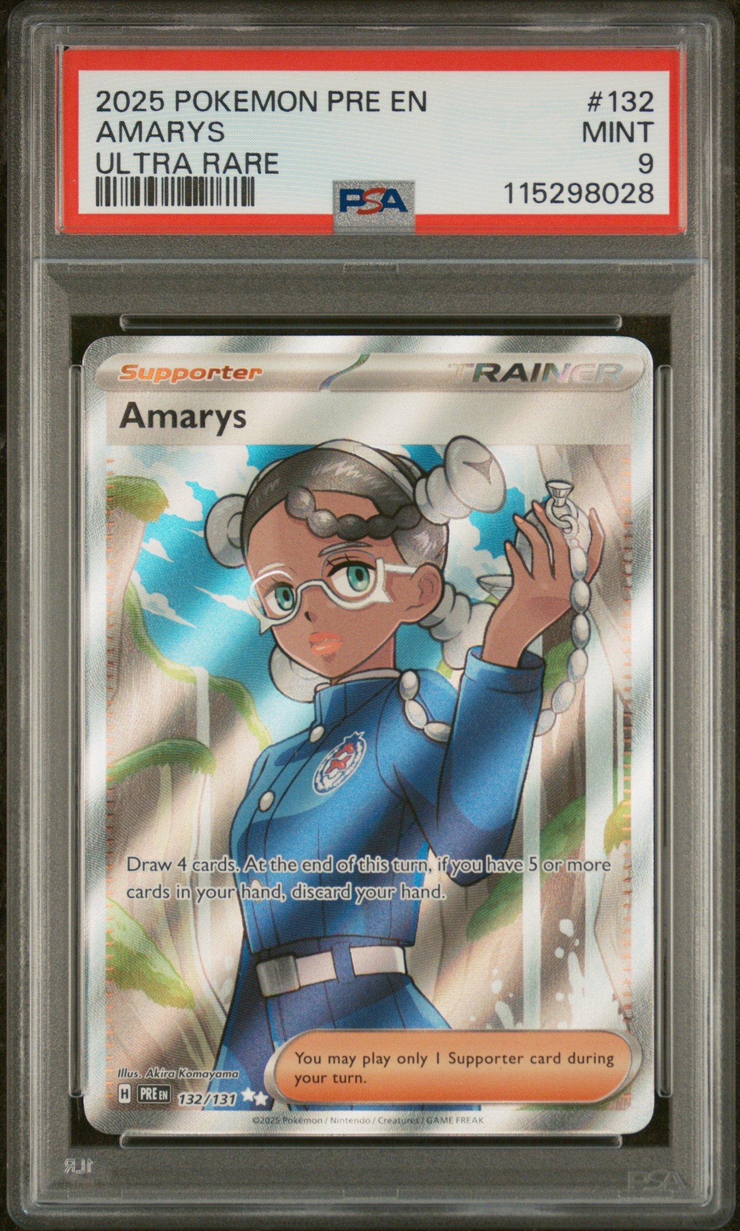 amarys pokemon card Amarys 132 131 (Graded) Case main image 0