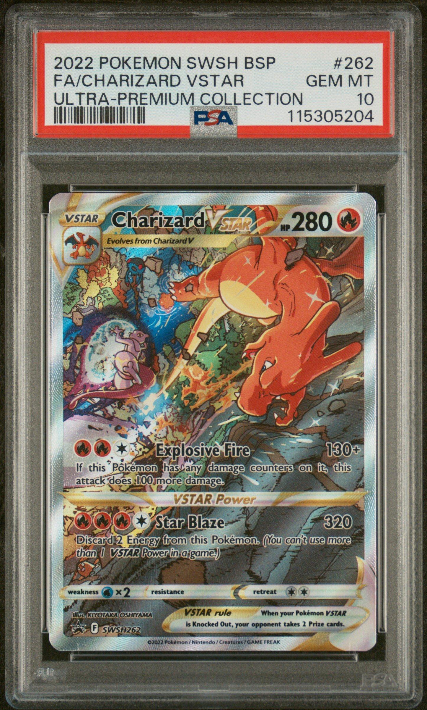 2022 Pokemon Swsh Black Star Promo 262 Full Art/charizard Vstar