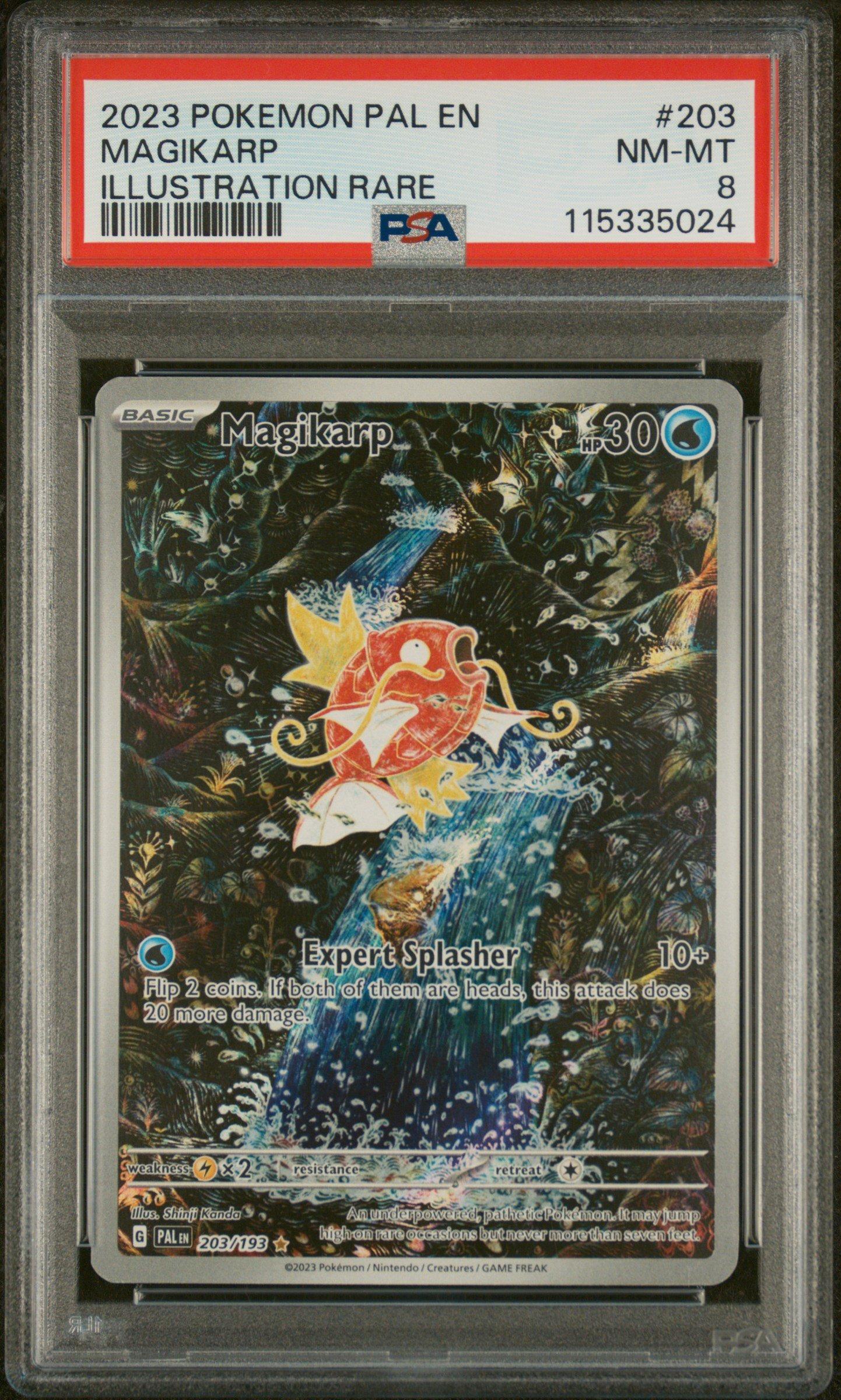 2023 Pokemon Pal En-paldea Evolved 203 Magikarp Illustration Rare