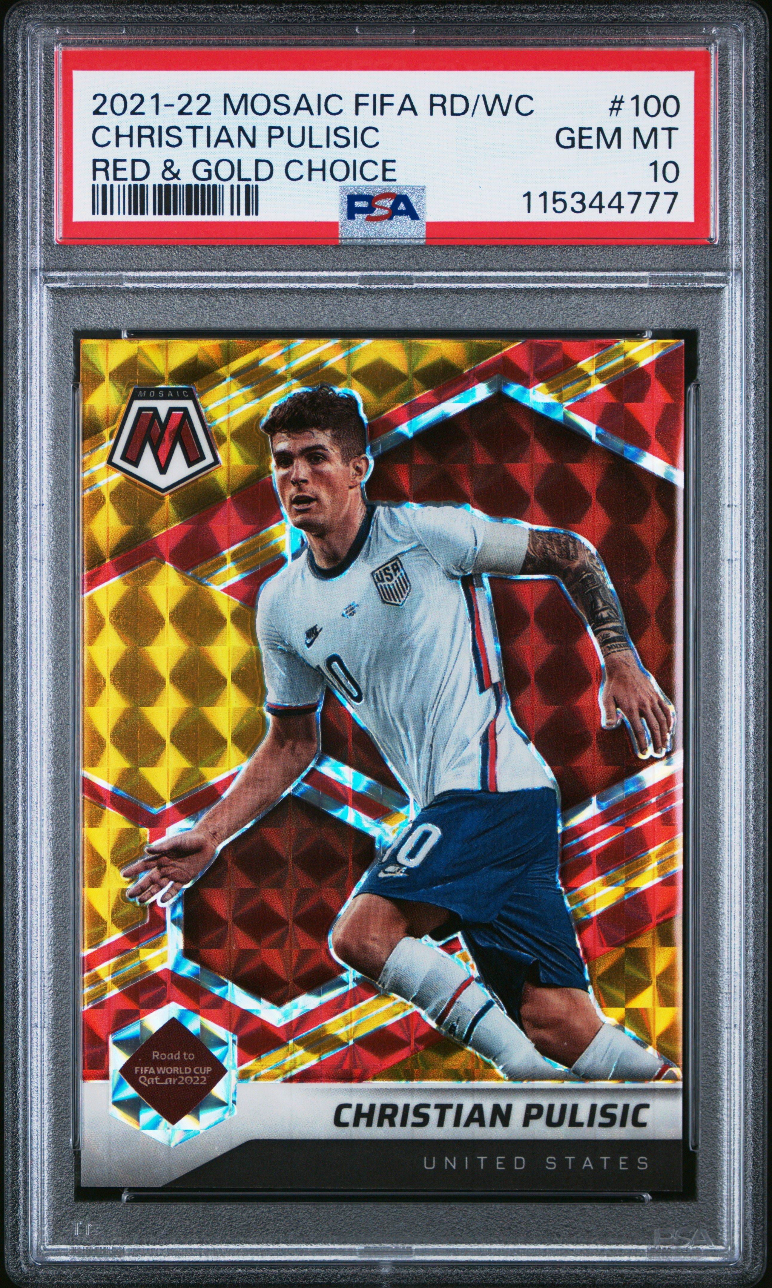 soccer cards graded PSA Card Mystery Pack | PSA Graded Soccer Card | Grade 8+ Guaranteed | Contains One Graded Vintage, Rookie, Legend or Current Star Cristiano Ronaldo 2016 Panini Select