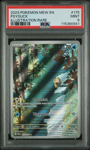 2023 Pokemon Japanese Sv2a-pokemon 151 175 Psyduck Art Rare PSA 10