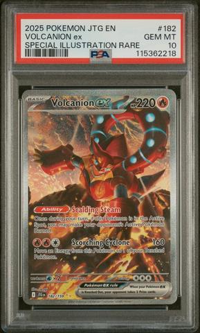 2025 Pokemon Jtg En-journey Together 182 Volcanion Ex
