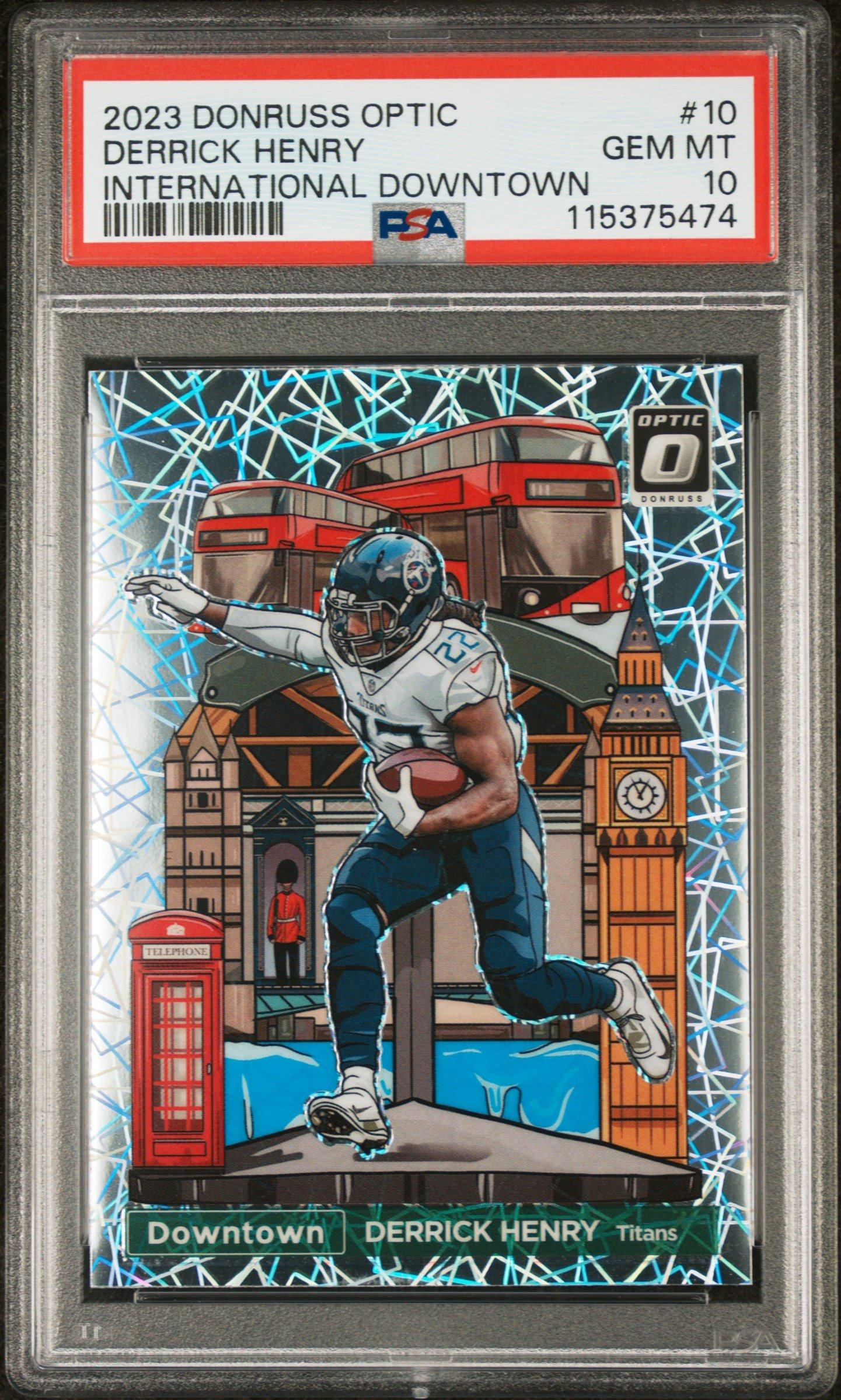 2023 Panini Donruss Optic International Downtown 10 Derrick Henry