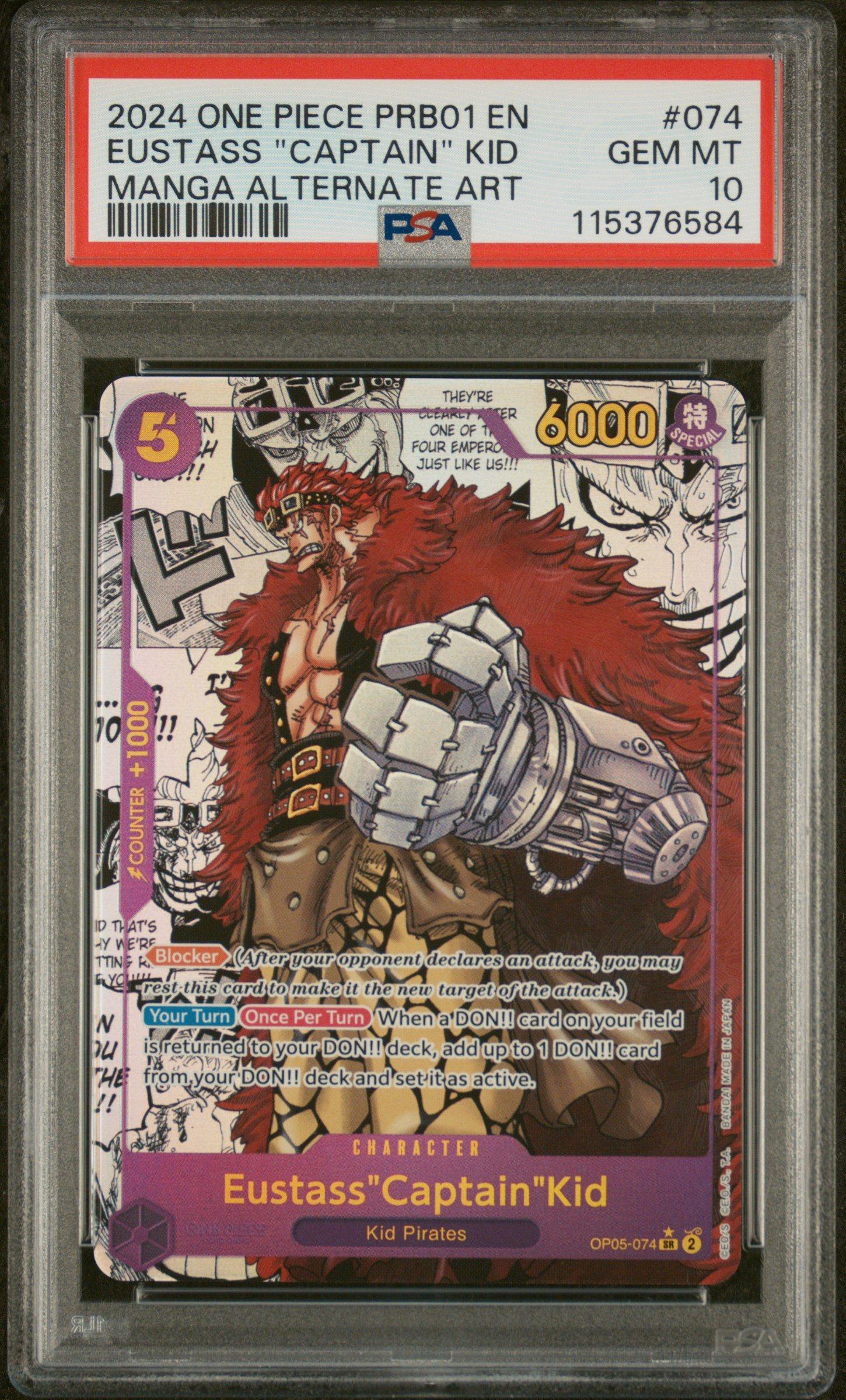 2024 One Piece Prb01-premium Booster -one Piece Card The Best- 074