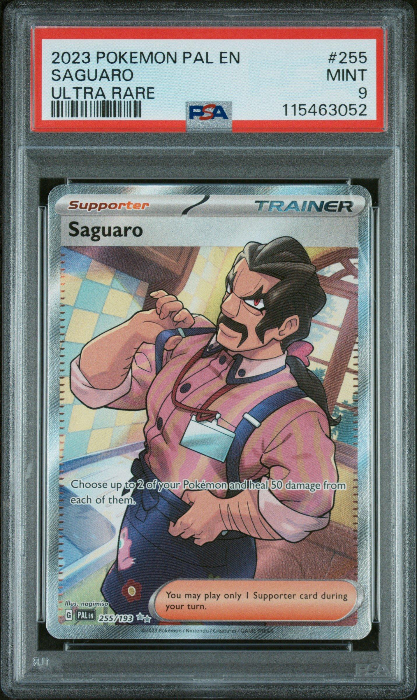 2023 Pokemon Pal En-paldea Evolved 255 Saguaro Ultra Rare PSA