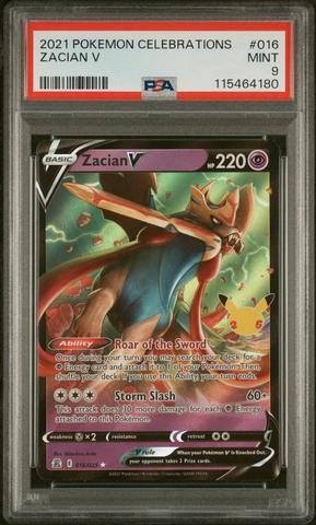 zoo new year’s celebrations psa10 2021 Pokemon Celebrations 016 Zacian V PSA 10 | GameStop