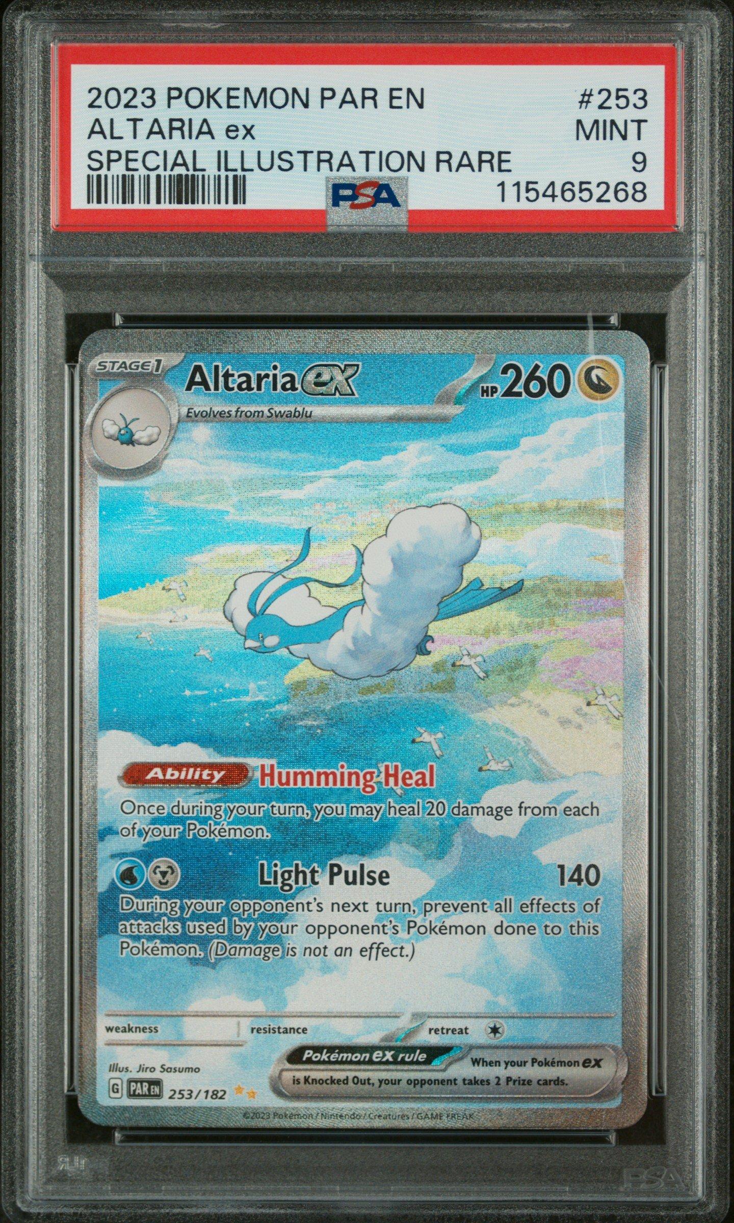 2023 Pokemon Paradox Rift 253 Altaria Ex Special Illustration Rare PSA 9
