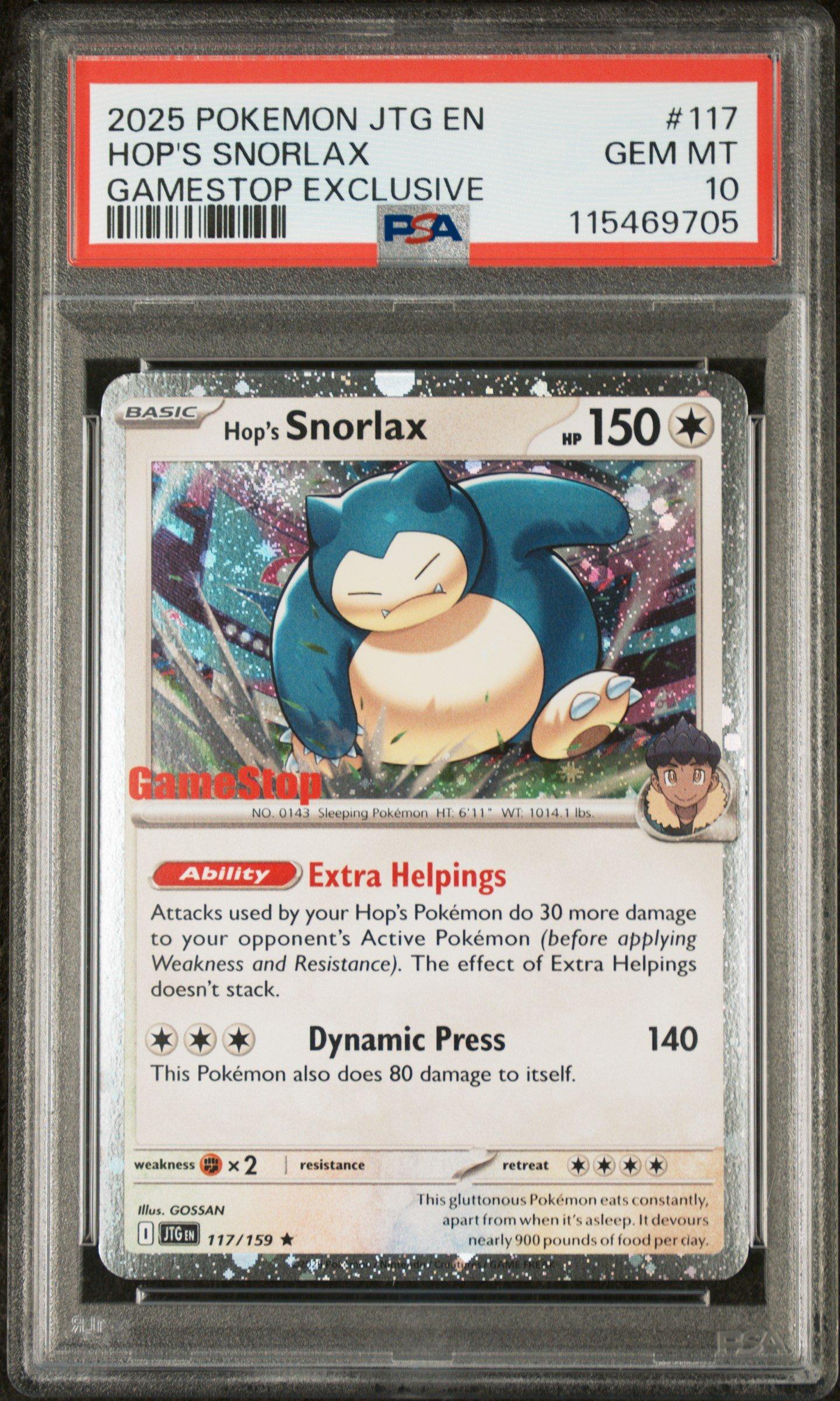 snorlax shiny pokemon card MC] 568/742Reverse Holo crisp corners and unblemished edges outside of a few slight flaws 2025 Pokemon Jtg En-journey Together