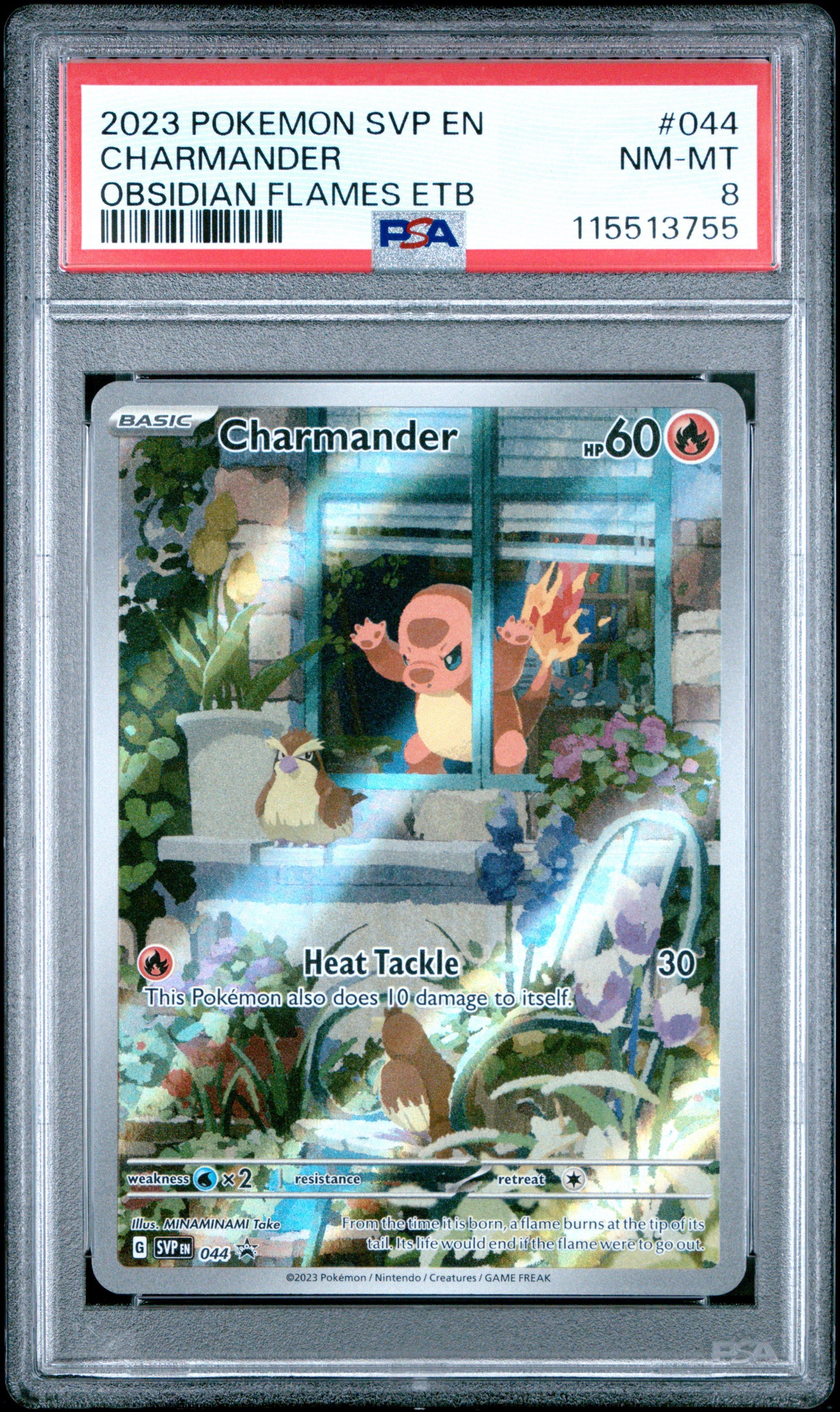 2023 Pokemon Svp En-sv Black Star Promo 044 Charmander Obsidian