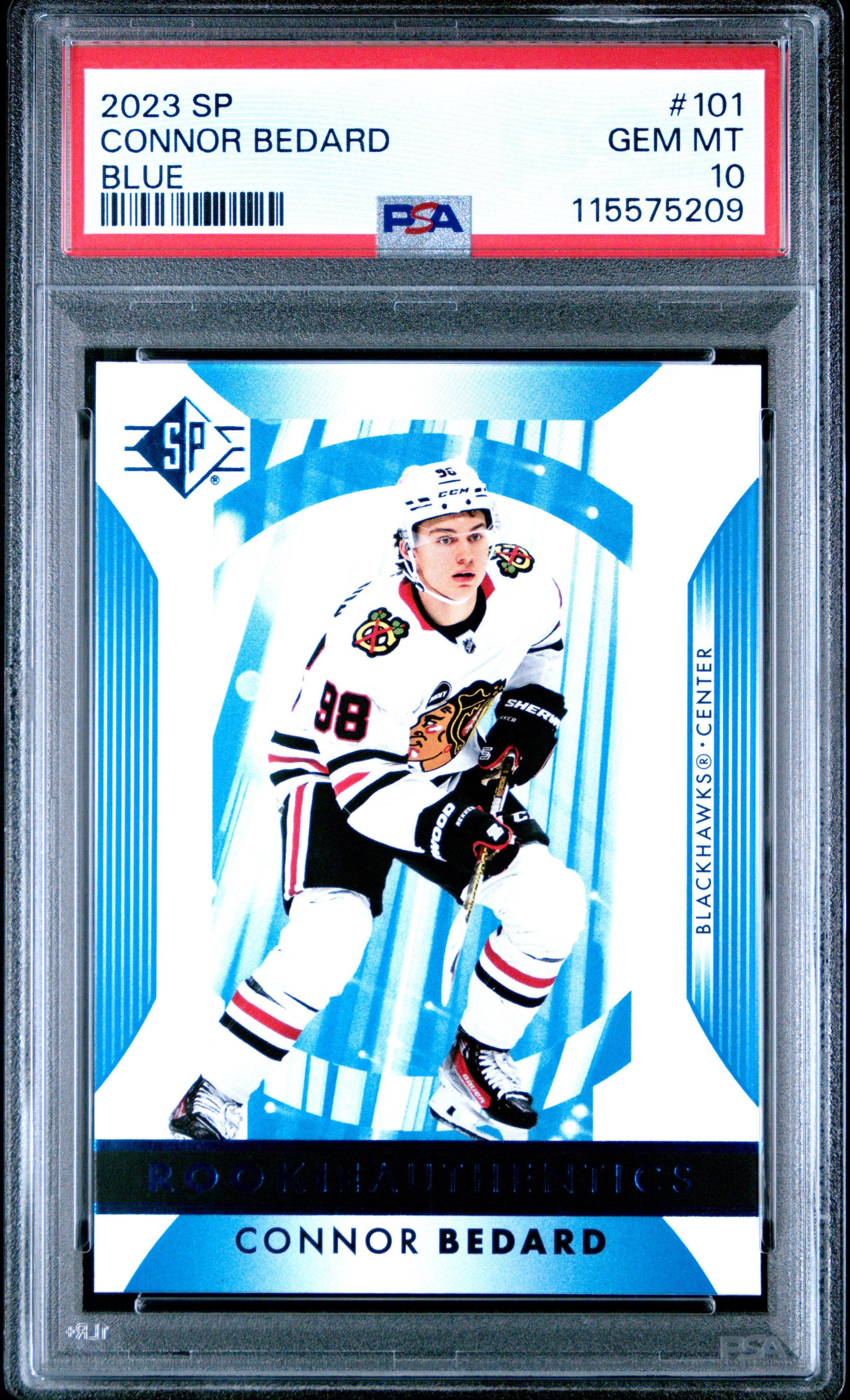 2023 Upper Deck Sp 101 Connor Bedard Blue PSA 10