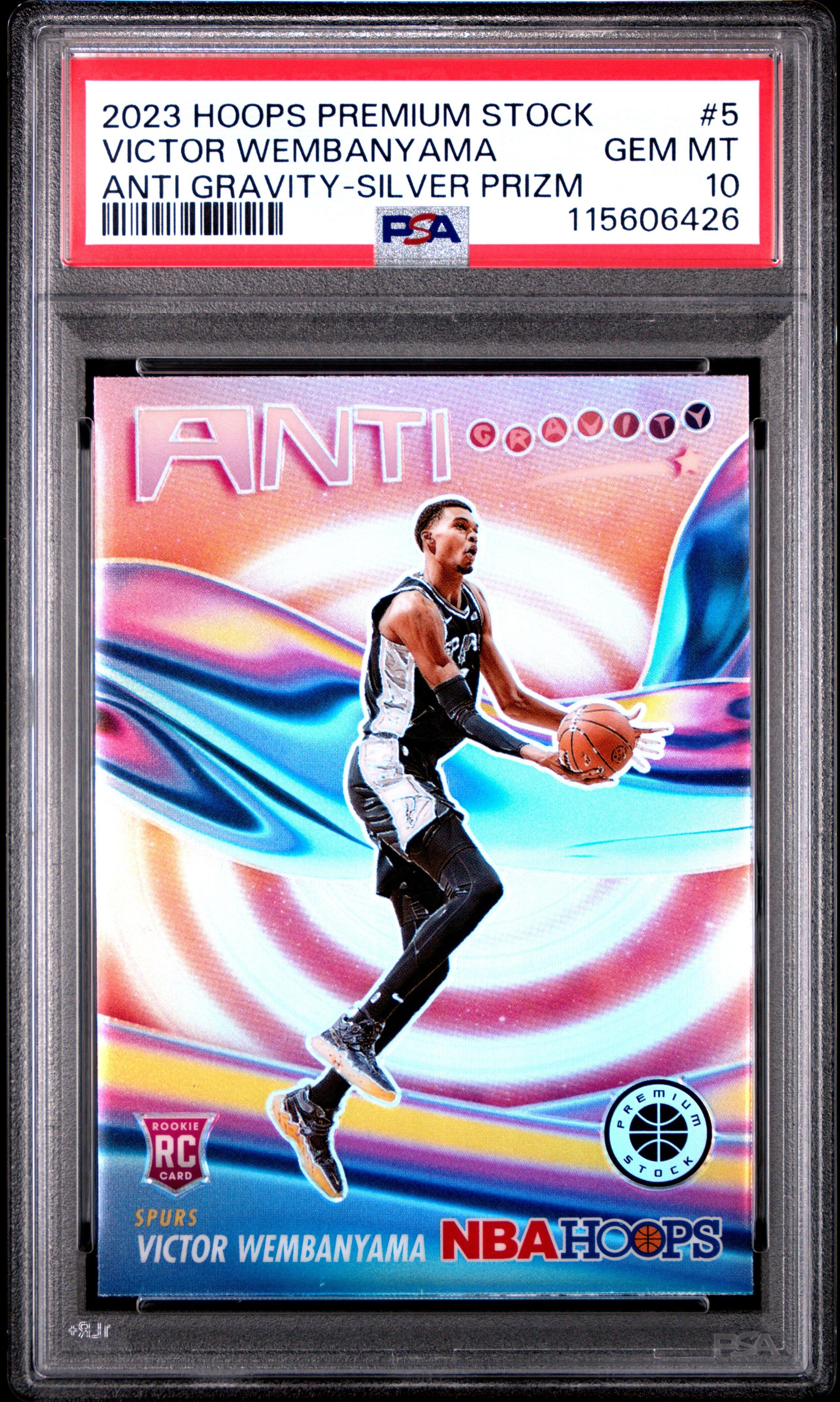 2023 Panini Hoops Premium Stock Anti Gravity 5 Victor Wembanyama