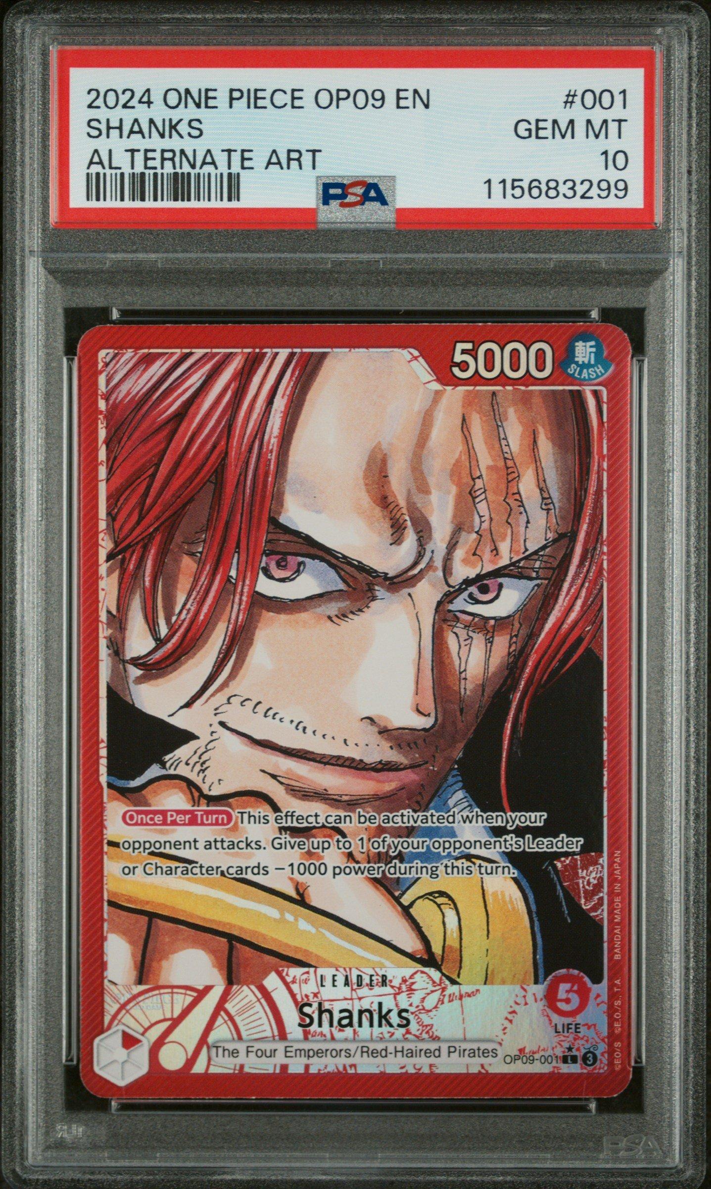 2024 One Piece Op09-emperors In The New World 001 Shanks Alternate