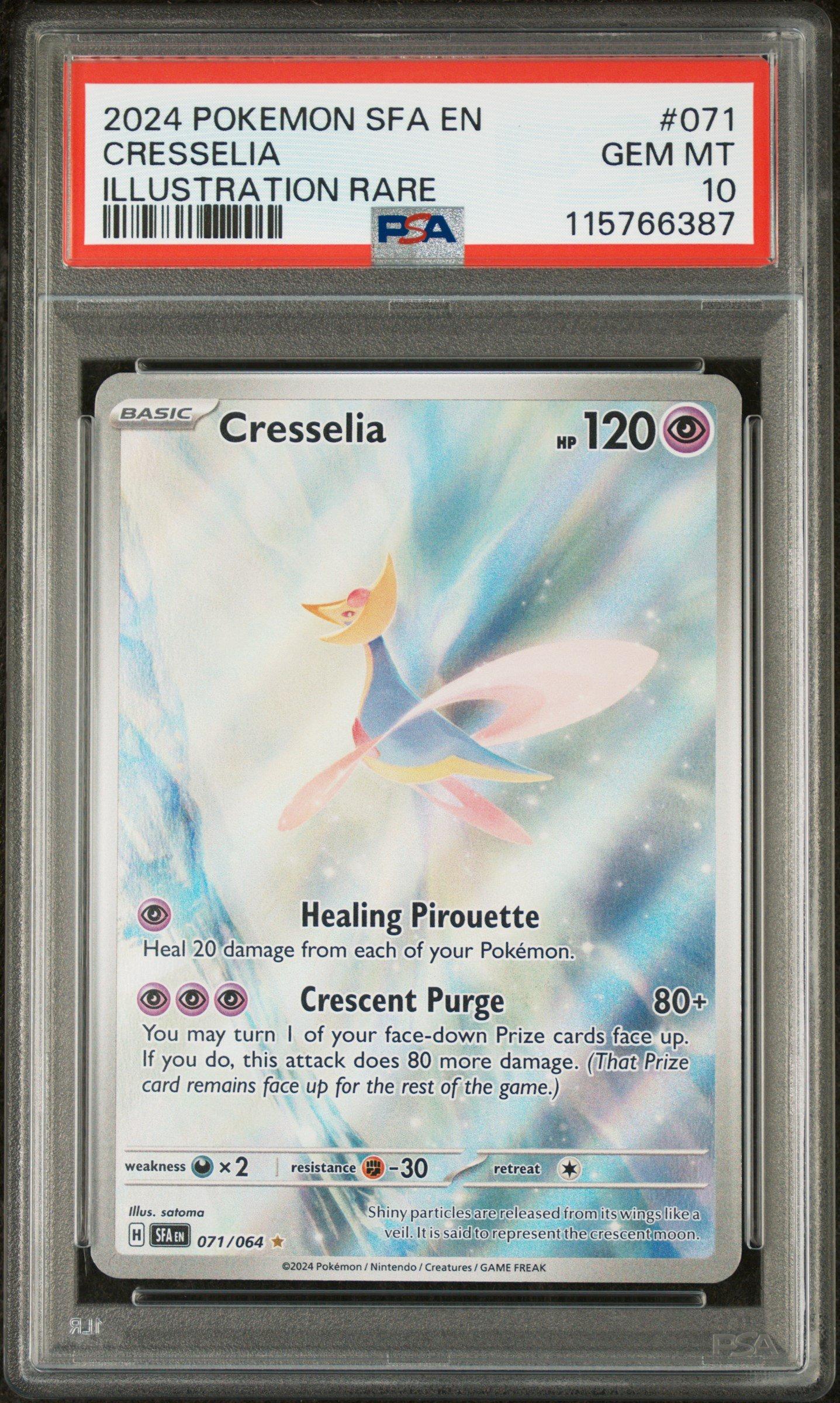 2024 Pokemon Sfa En-shrouded Fable 071 Cresselia Illustration Rare