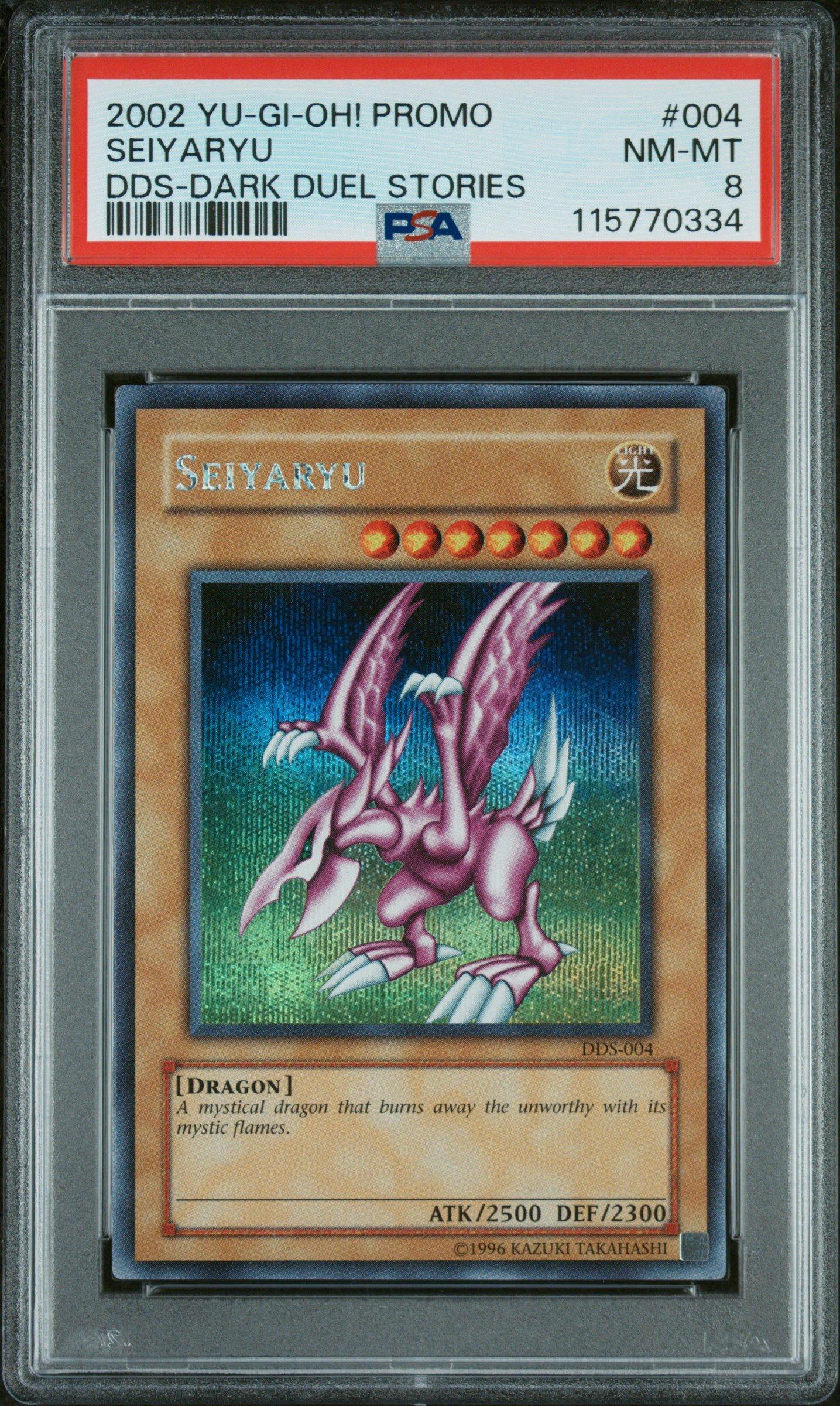2002 Yu-gi-oh! Promo Dds-dark Duel Stories 004 Seiyaryu PSA