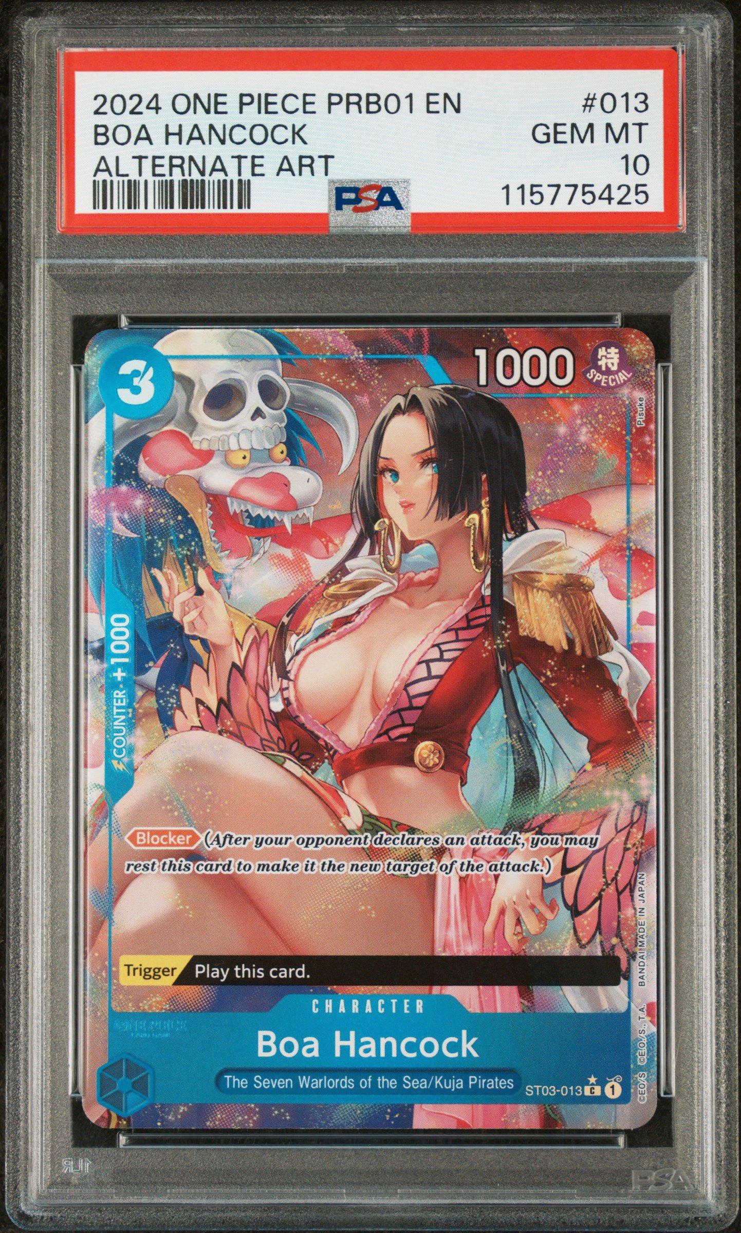 2024 One Piece Prb01-premium Booster -one Piece Card The Best- 013