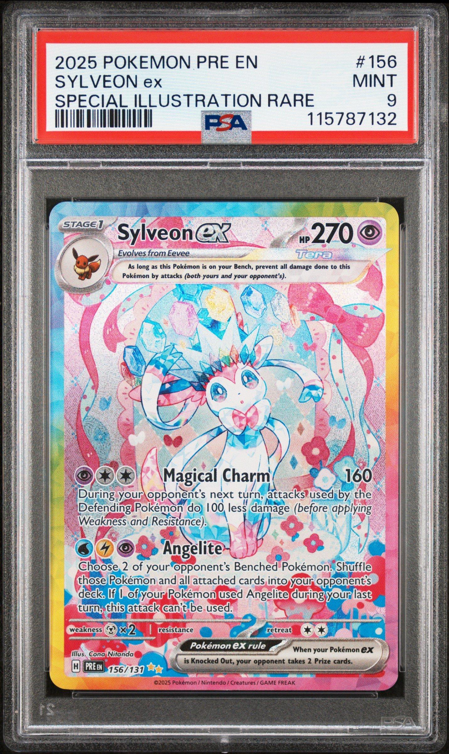mega sylveon pokemon card Pokemon Sylveon ex PSA Gem Mint 10 – Atomic Breath Collectibles main image 1