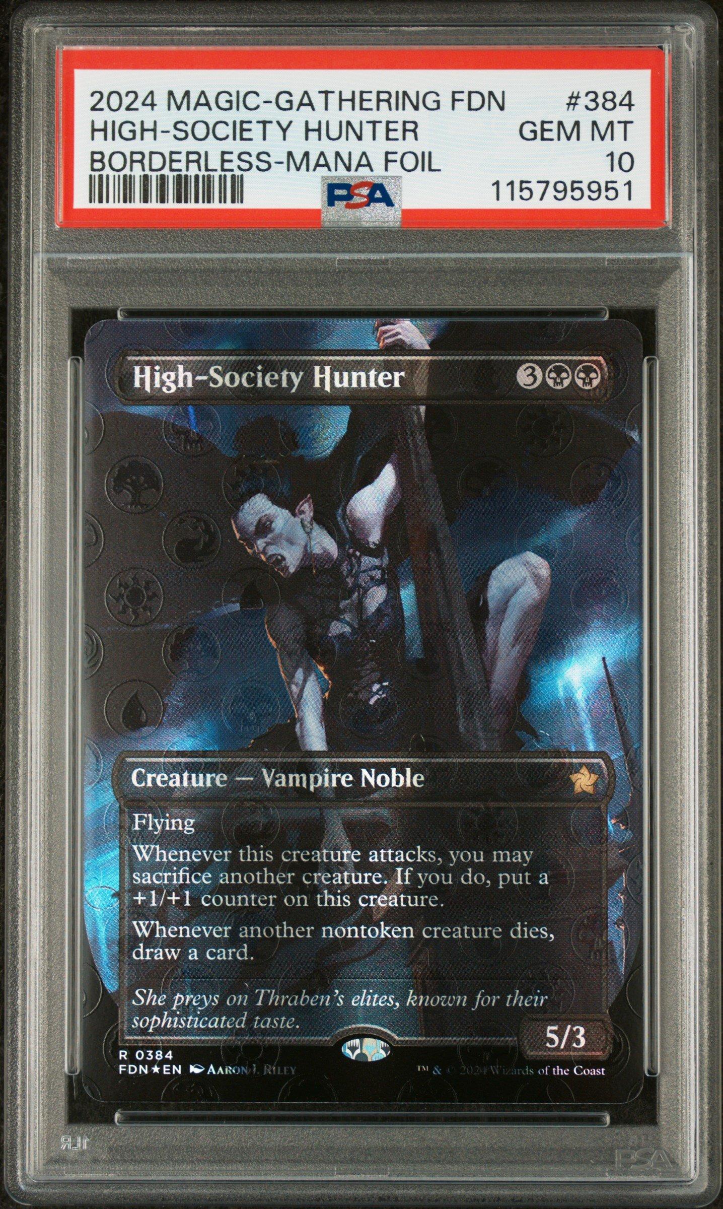 2024 Magic The Gathering Foundations 384 High-society Hunter