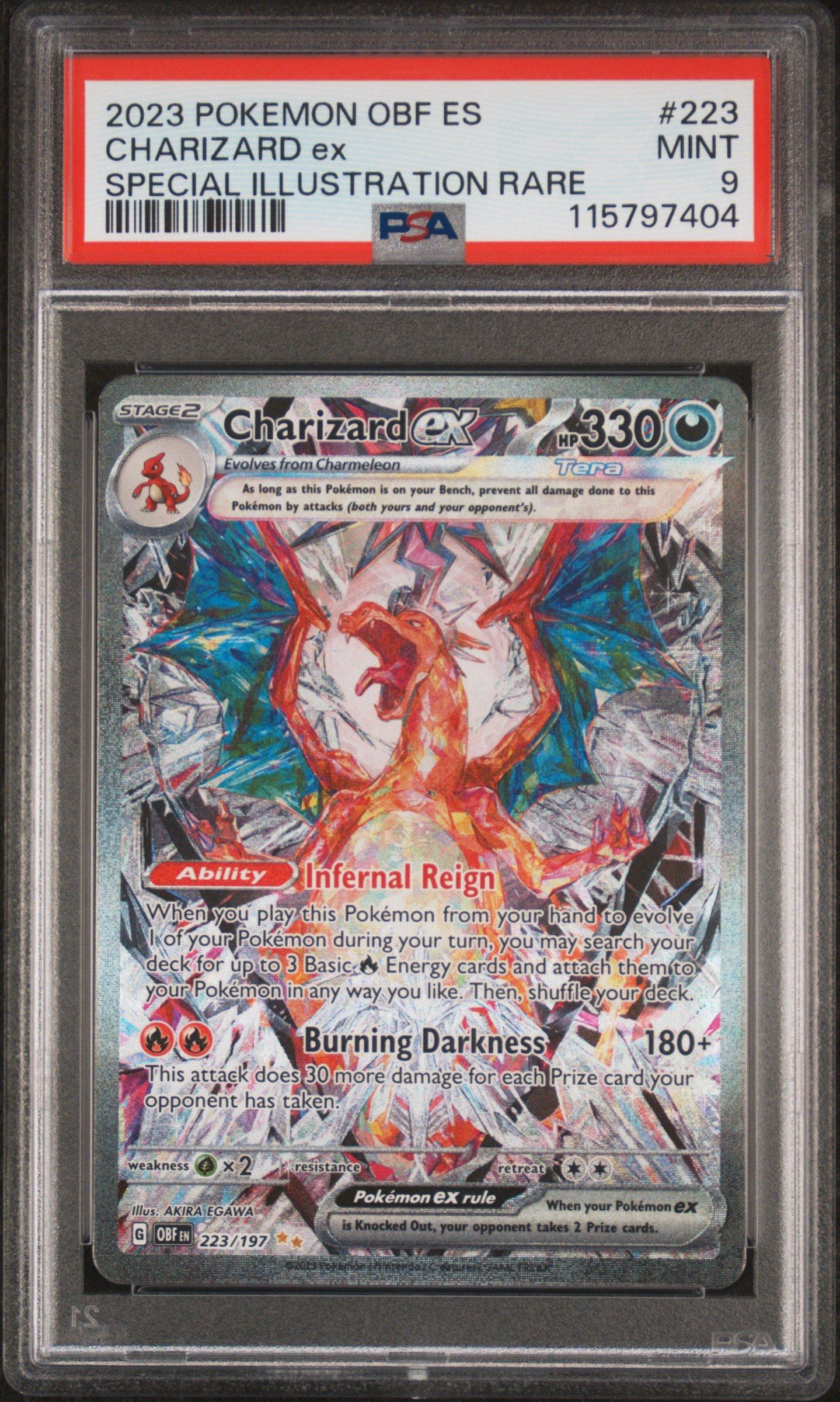 2023 Pokemon Spanish Obf Es-obsidian Flames 223 Charizard Ex Special Illustration Rare PSA