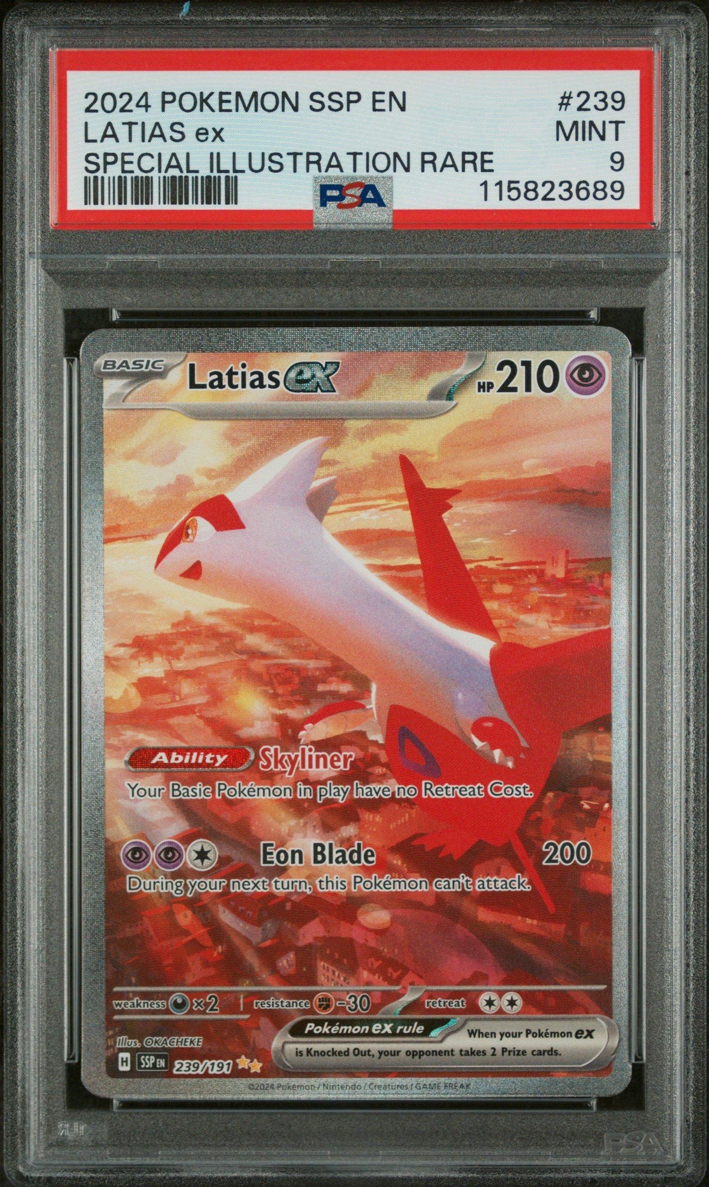 2024 Pokemon Ssp En-surging Sparks 239 Latias Ex Special