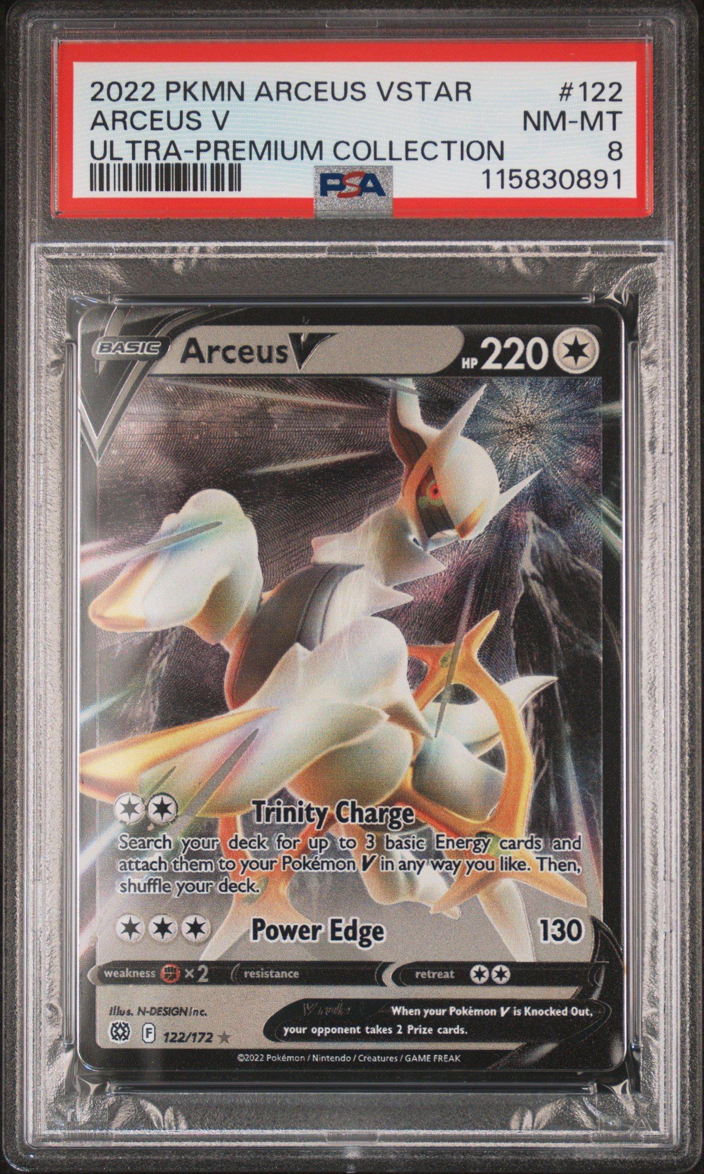 2022 Pokemon Arceus Vstar Ultra-premium Collection 122 Arceus V